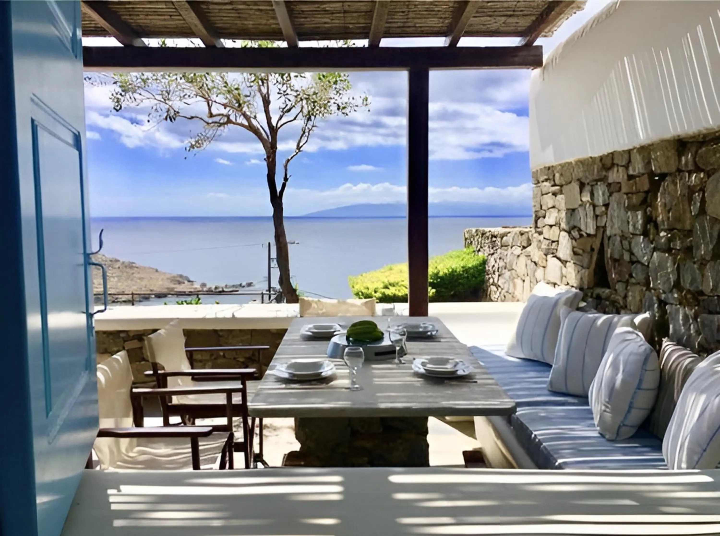 Patio in Mykonos Dot - The Villas