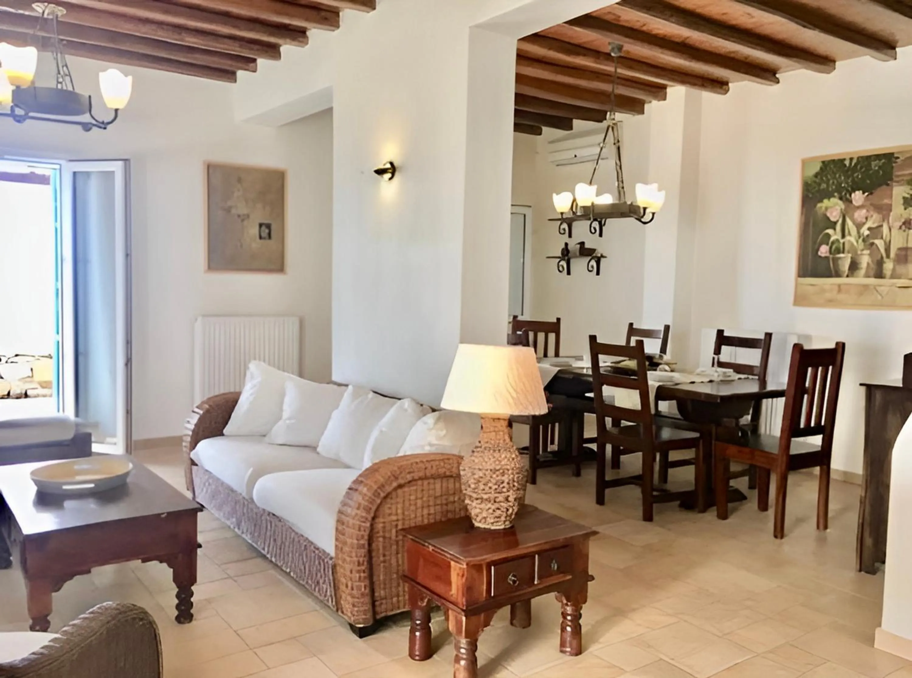 Living room in Mykonos Dot - The Villas