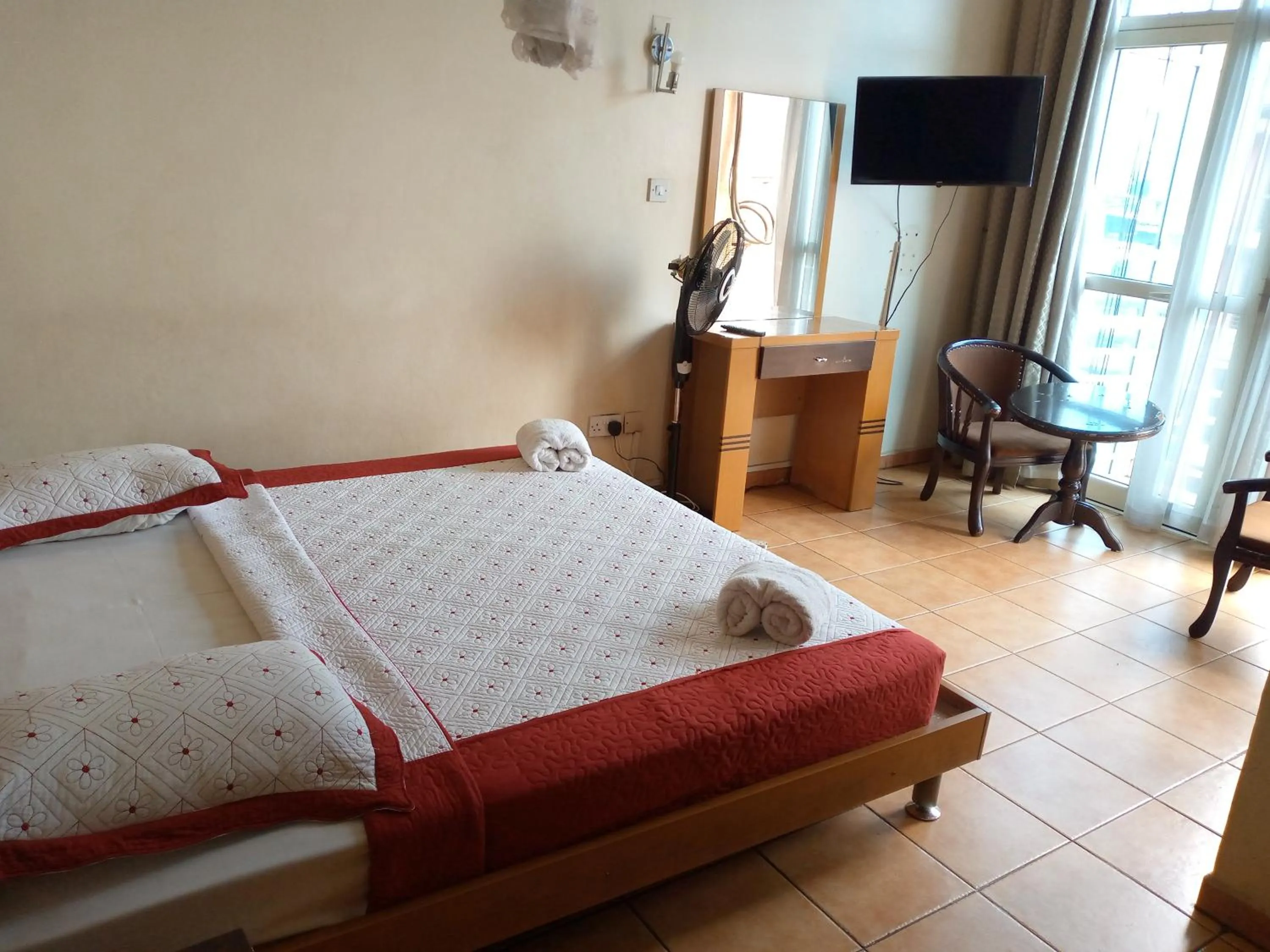 Bed in DOUBLE FIVE HOTEL