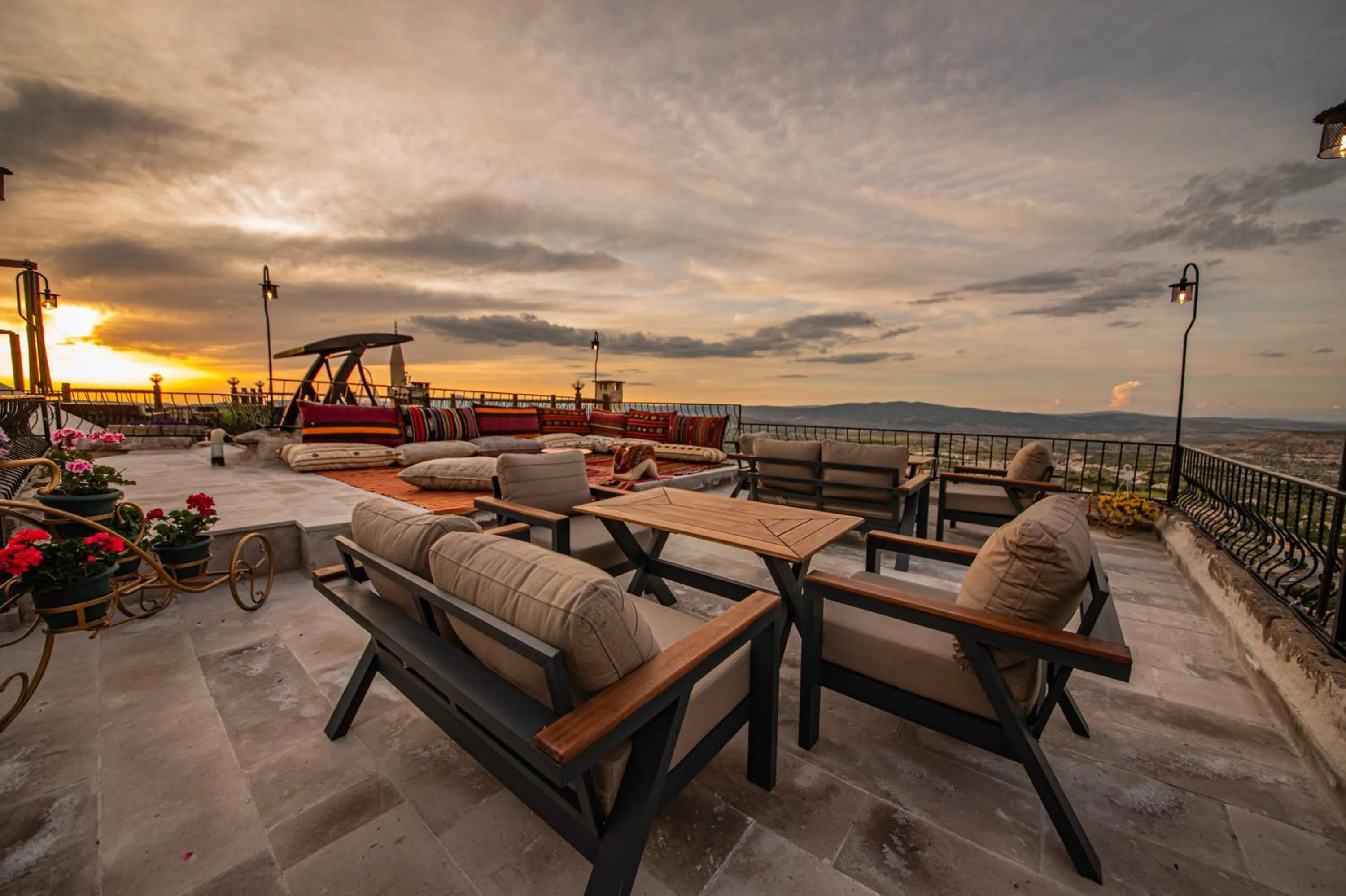Natural landscape in Ages in Cappadocia