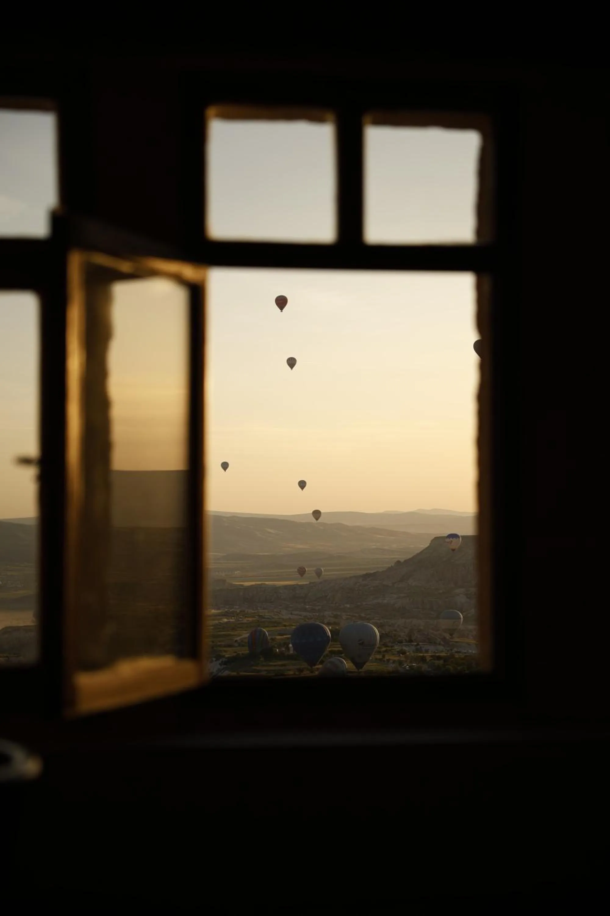 Sunrise in Ages in Cappadocia