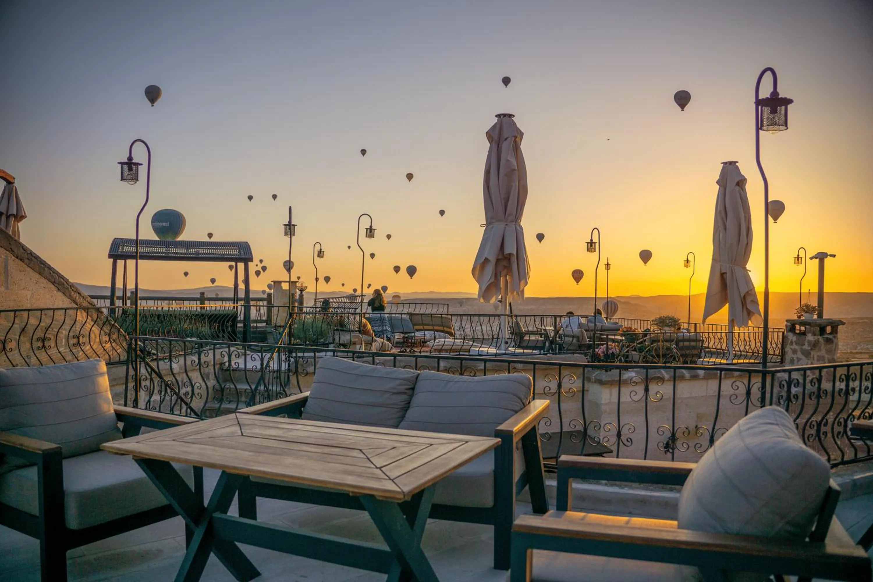 Natural landscape in Ages in Cappadocia
