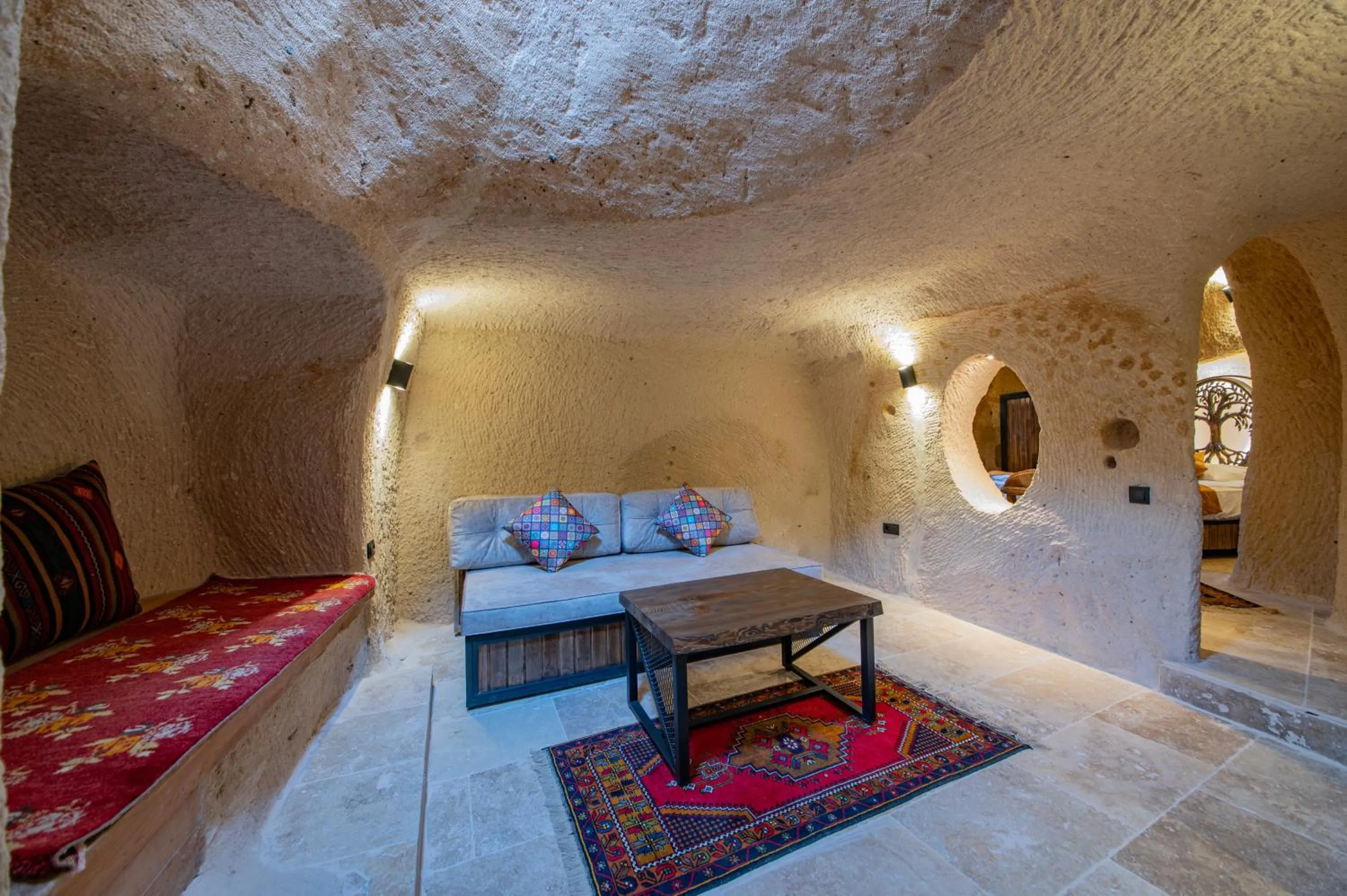 Living room, Bed in Ages in Cappadocia