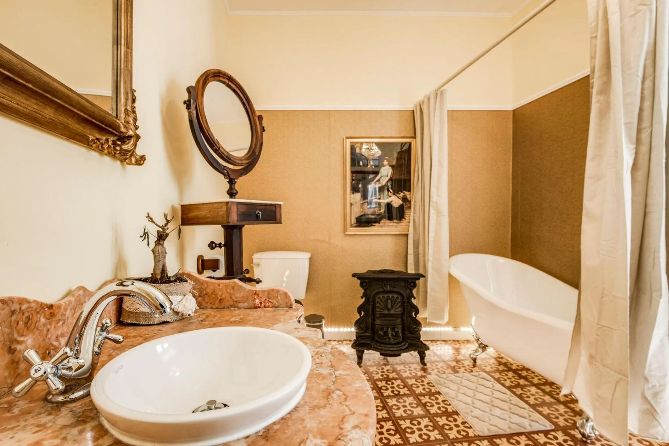 Bathroom in LUXa Charm House by LovelyStay