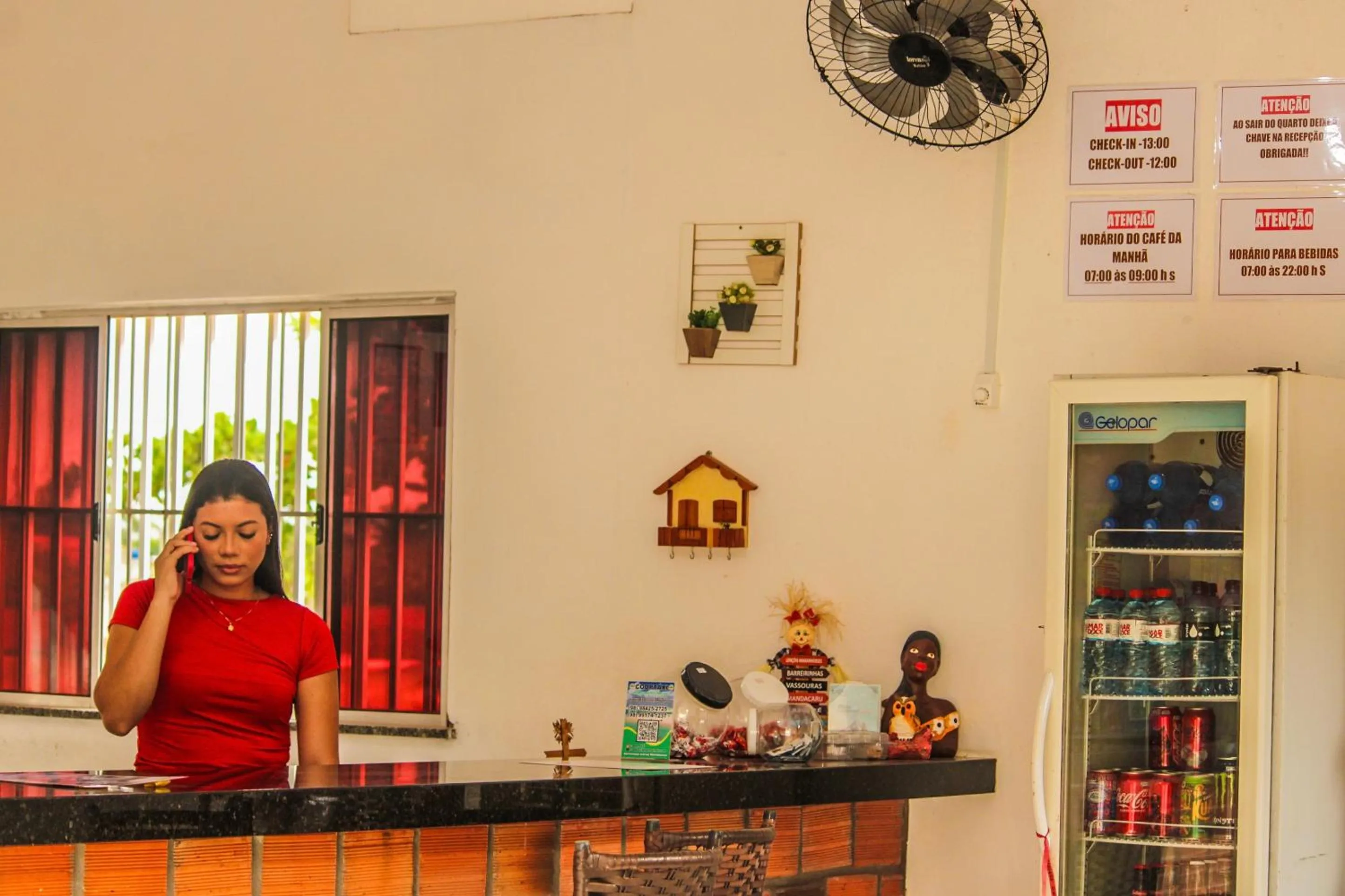 Lobby or reception in POUSADA ESTRELA DA MANHÃ