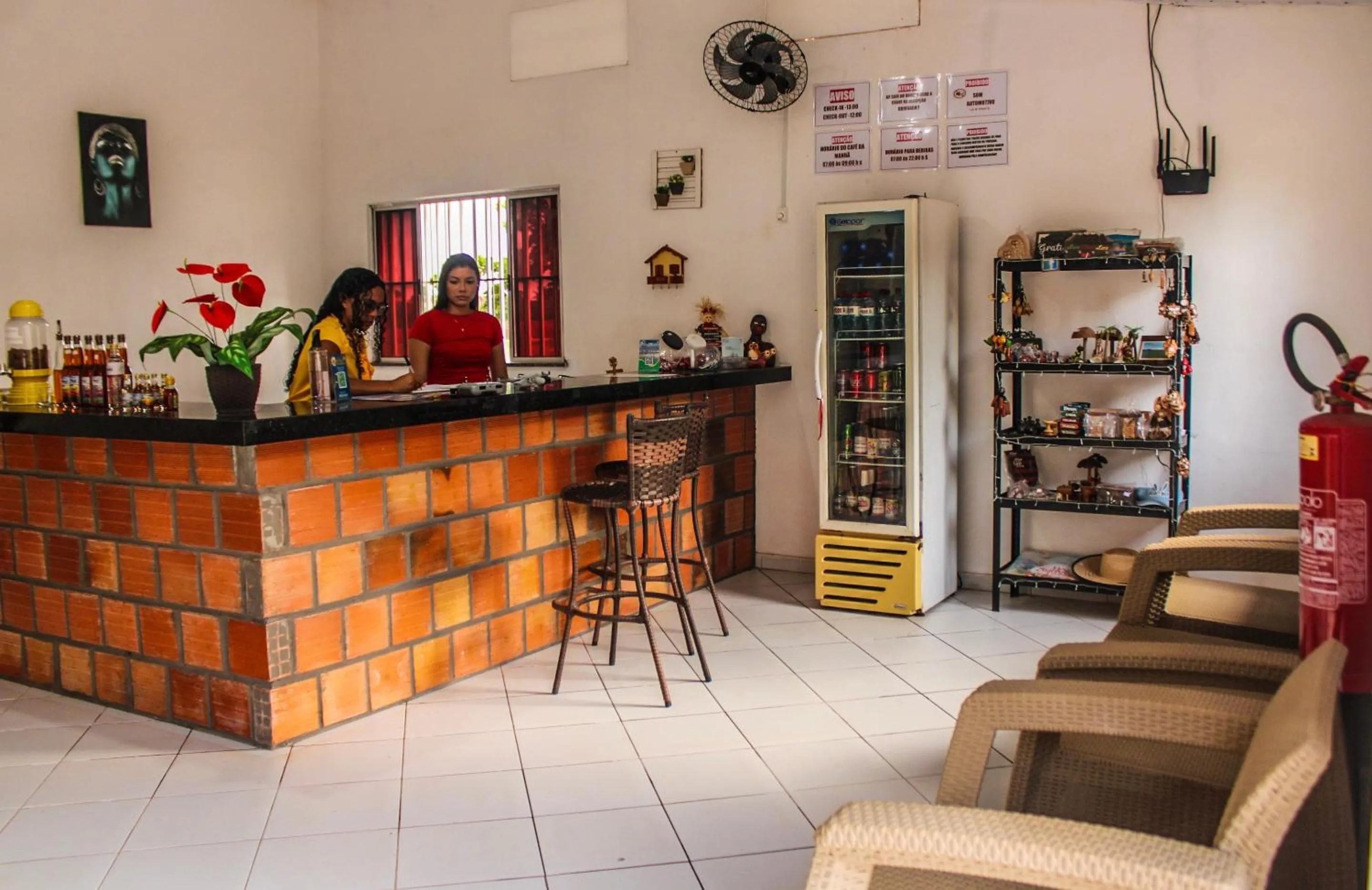 Lobby or reception in POUSADA ESTRELA DA MANHÃ