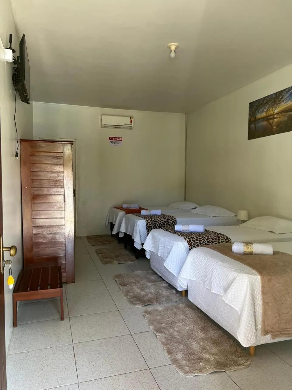 Bed in POUSADA ESTRELA DA MANHÃ