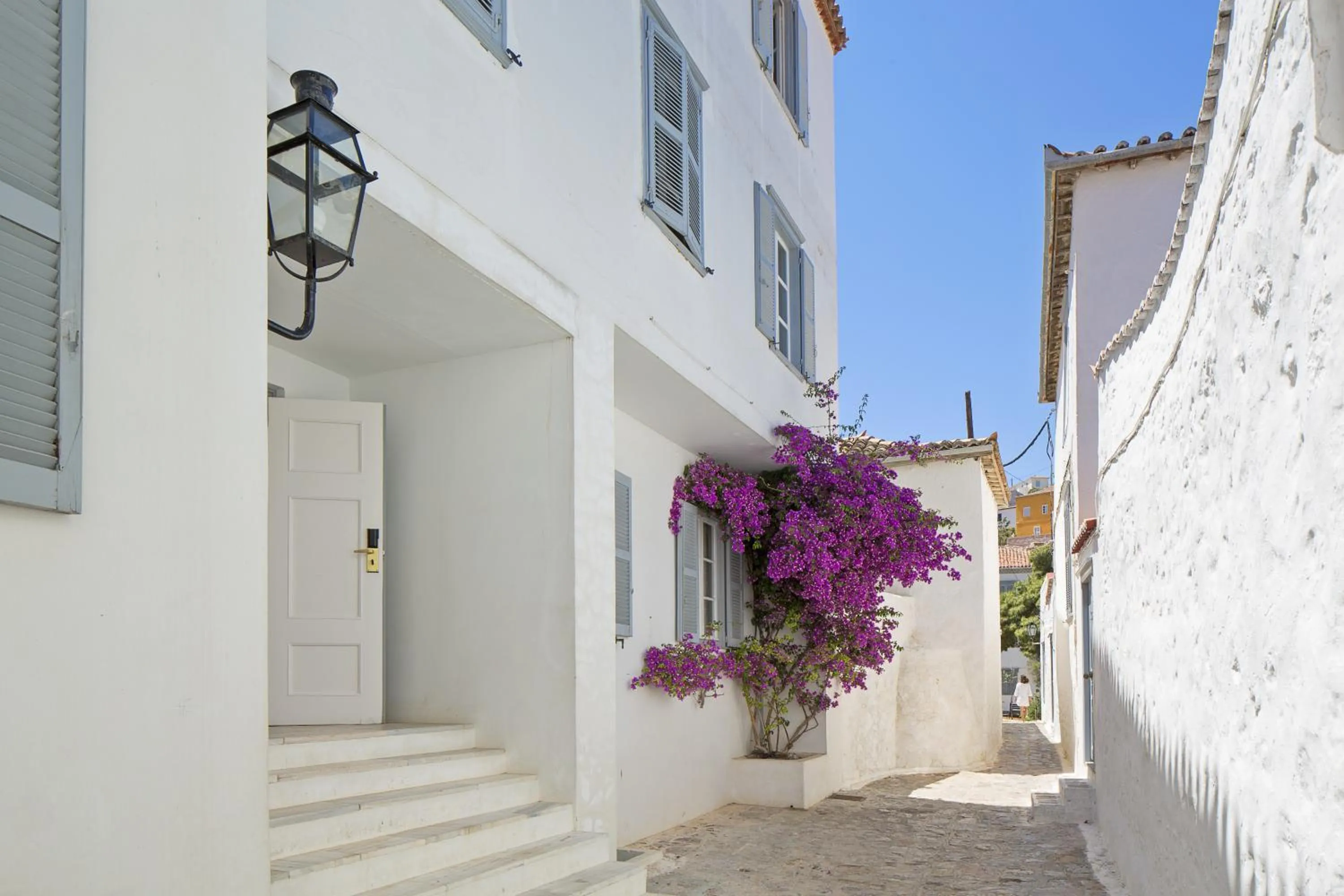 Facade/entrance in Hotel Leto Hydra