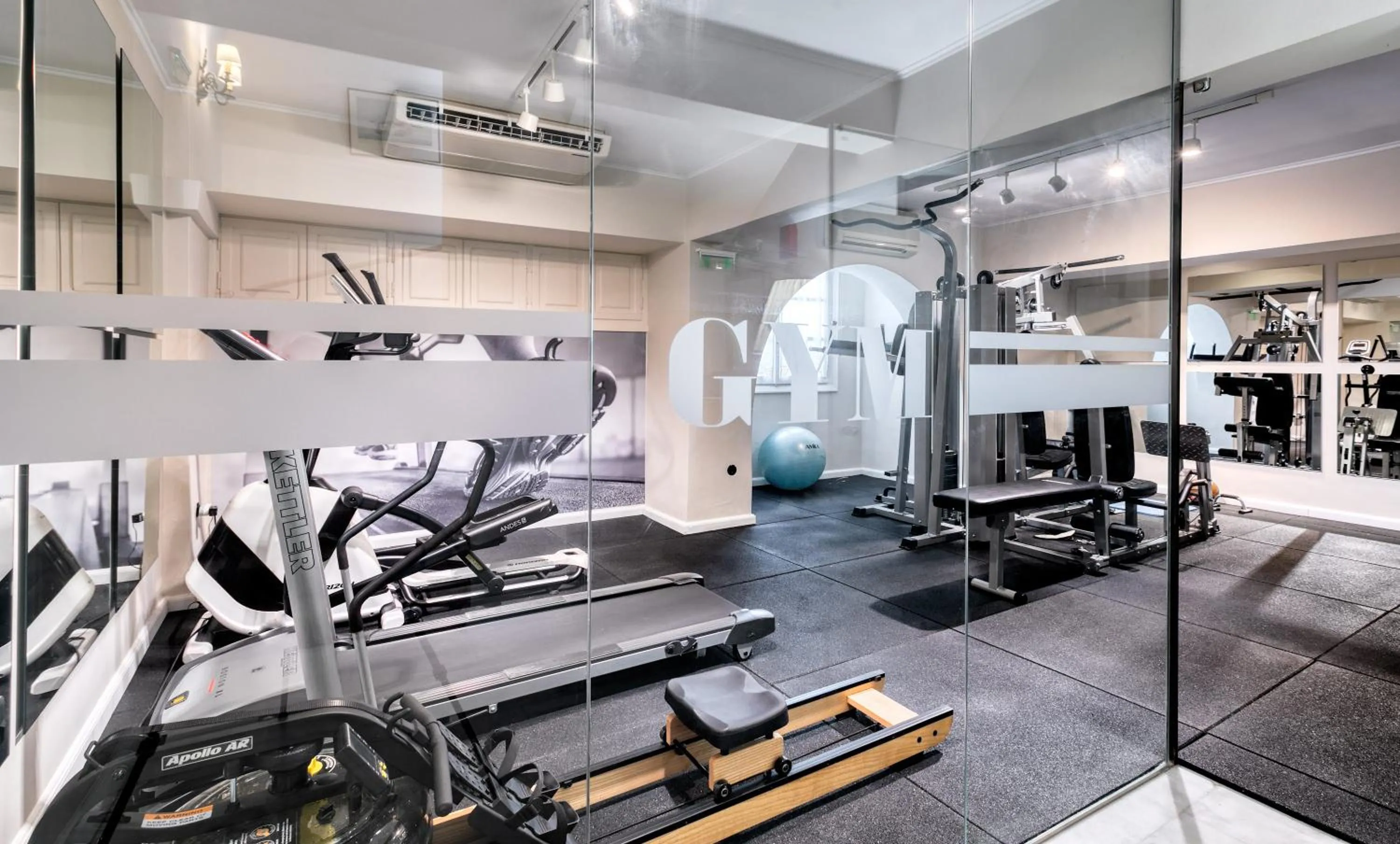 Fitness centre/facilities in Hotel Leto Hydra