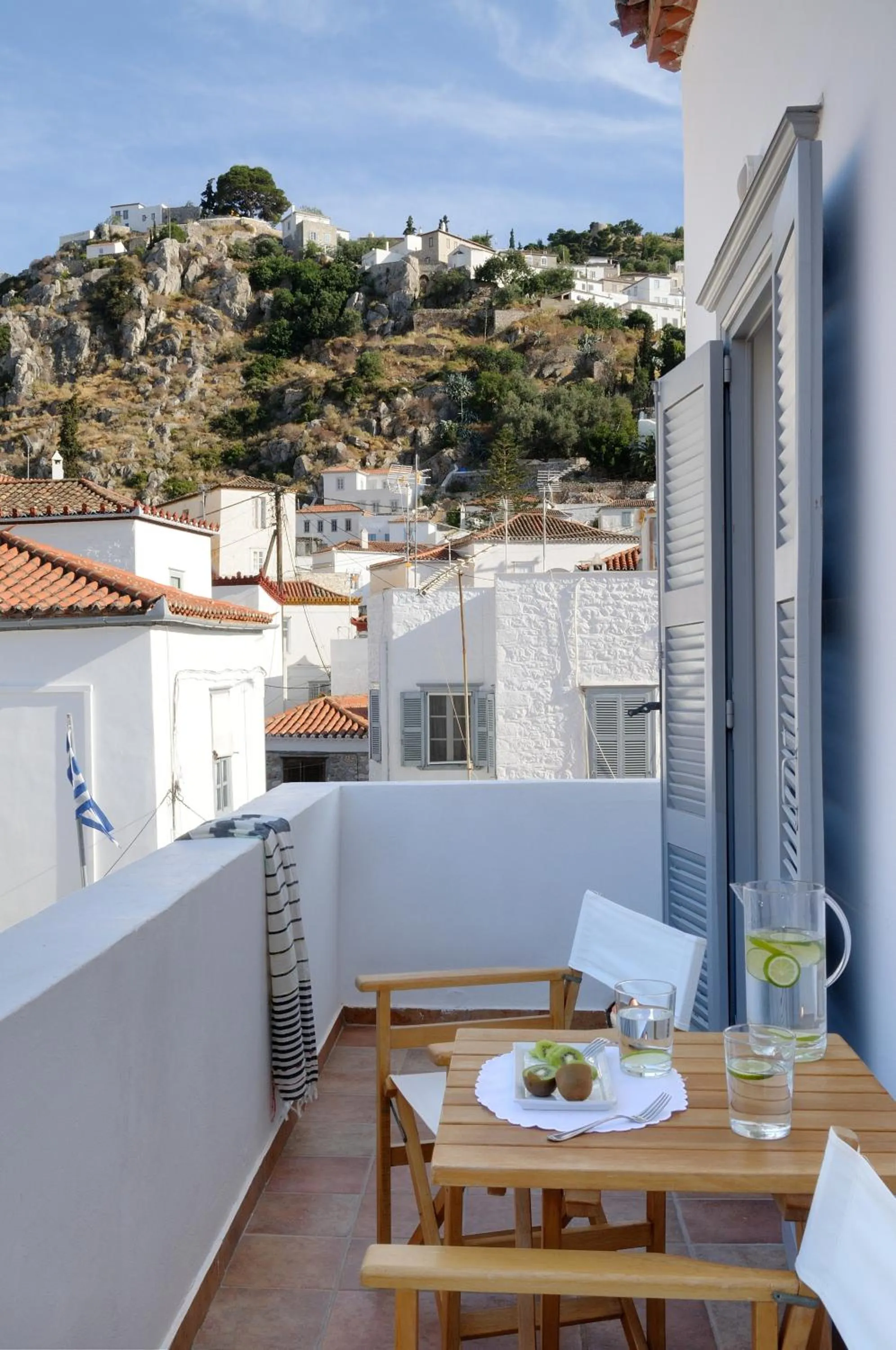 Balcony/Terrace in Hotel Leto Hydra