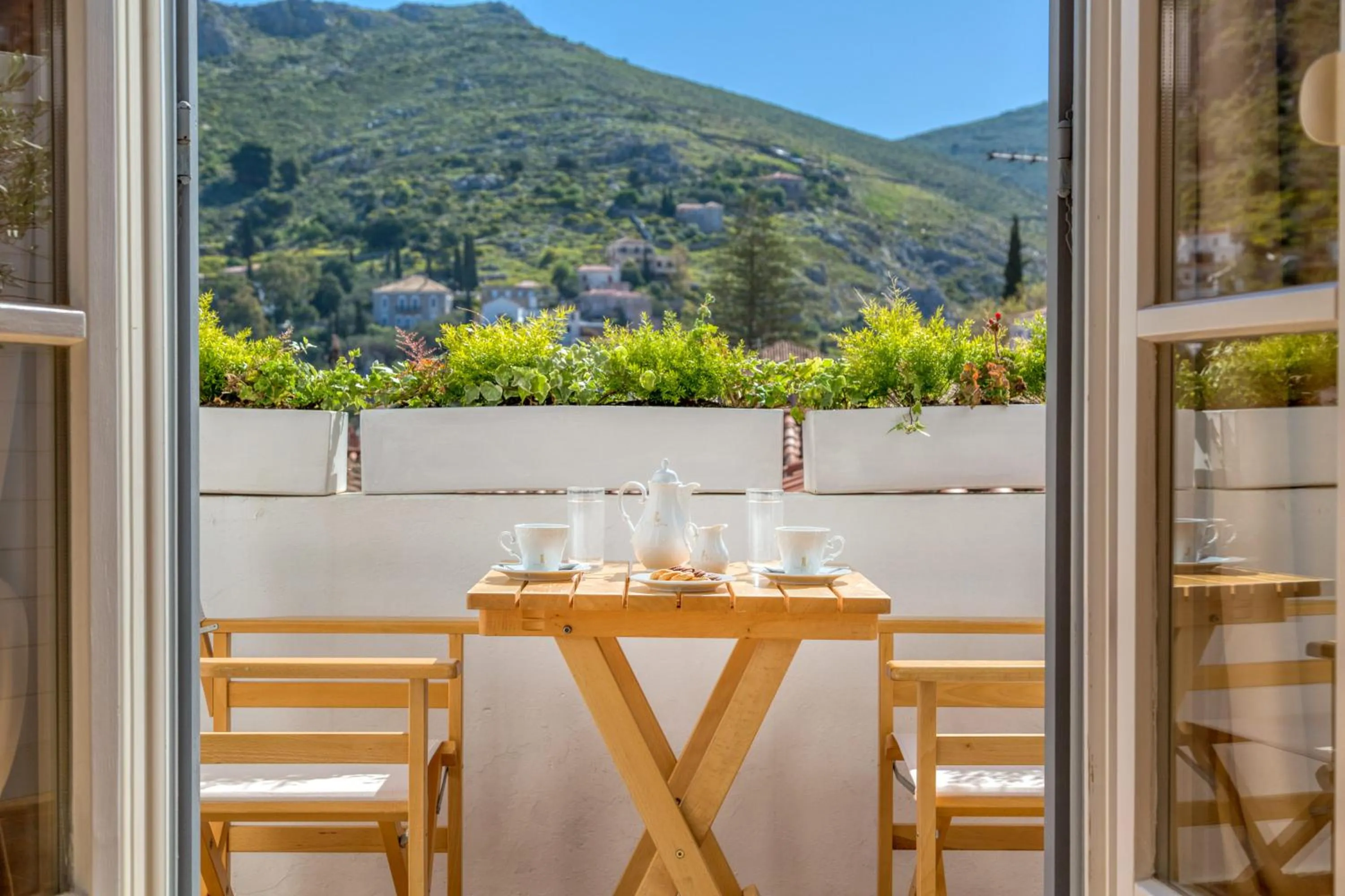 Balcony/Terrace in Hotel Leto Hydra