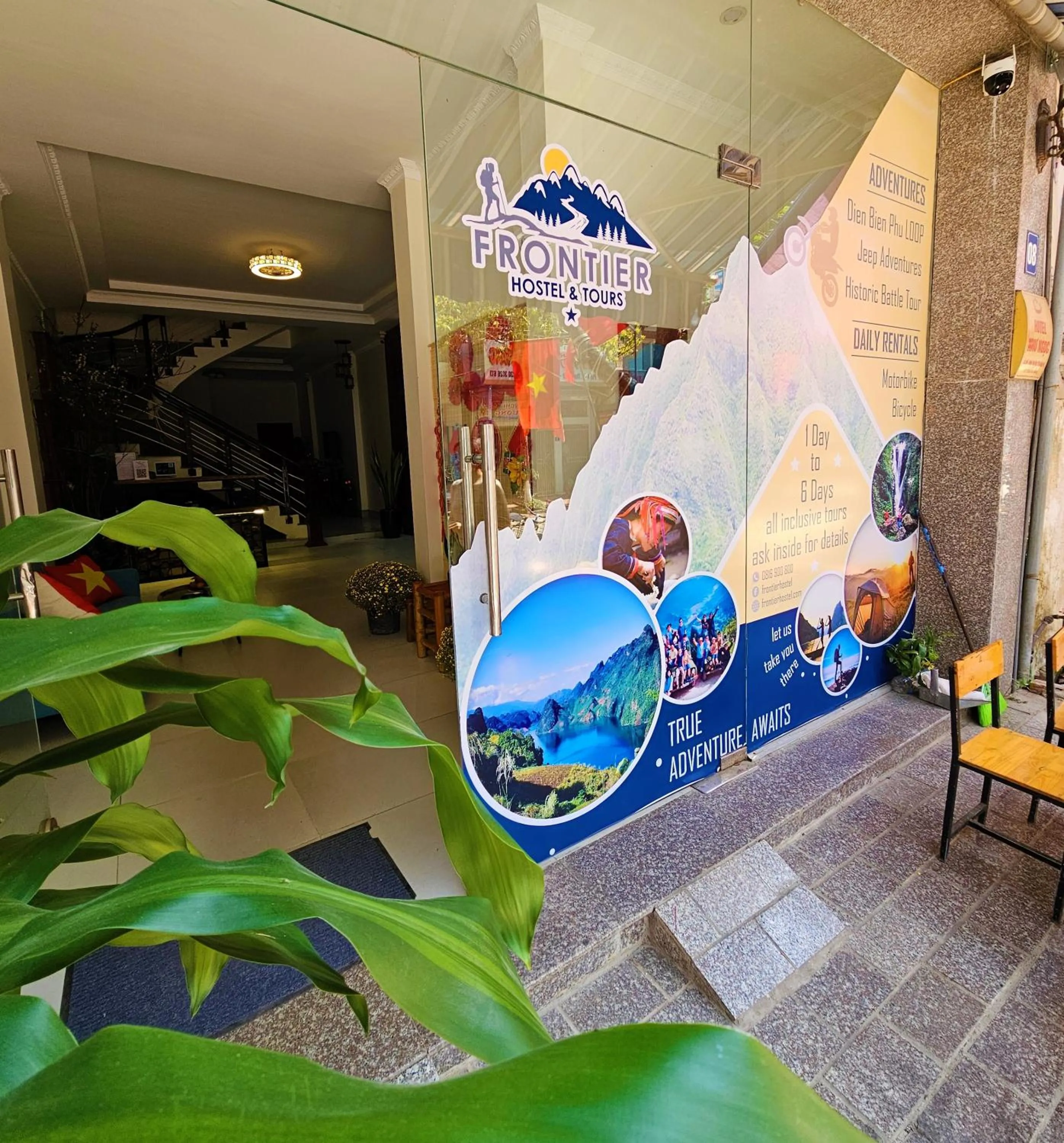 Property logo or sign in Frontier Hostel & Tours