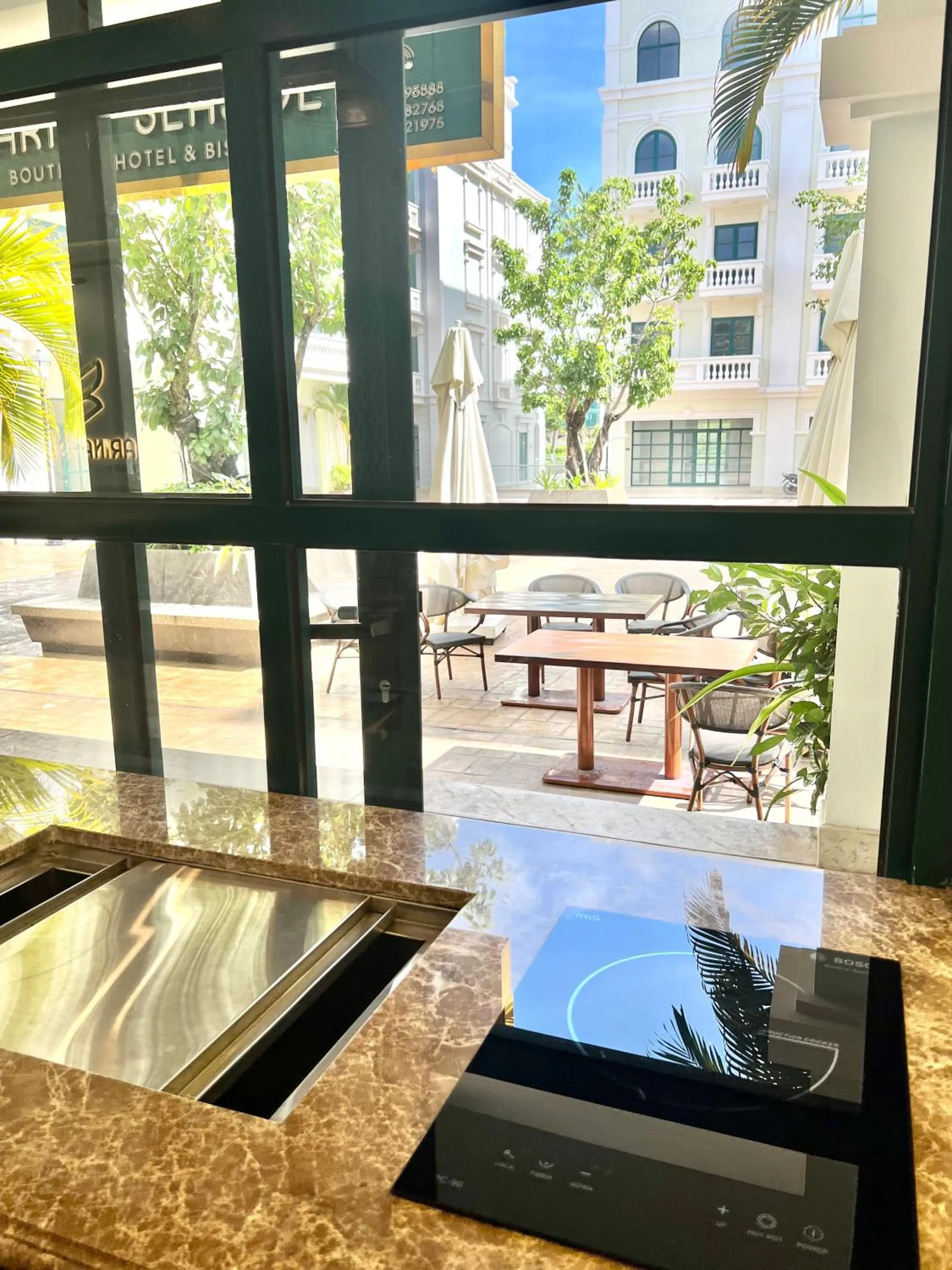 Patio in MARINA SEASIDE BOUTIQUE HOTEL PHU QUOC - Early Checkin