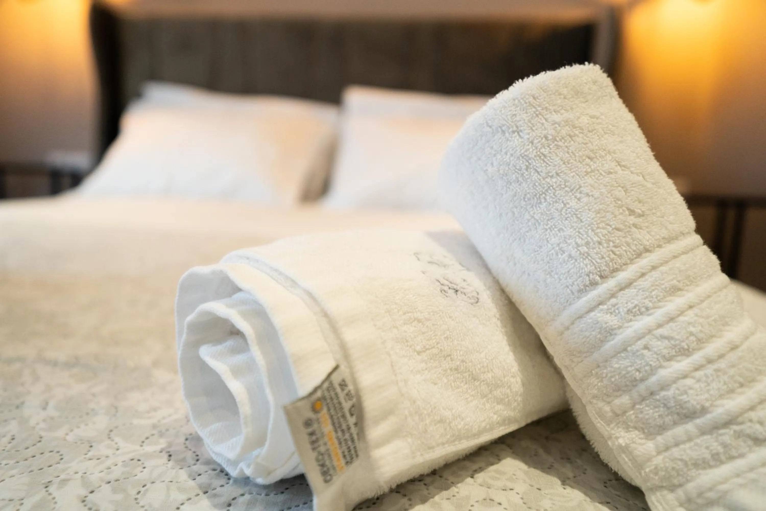 Bed in Parthenis Riviera Hotel