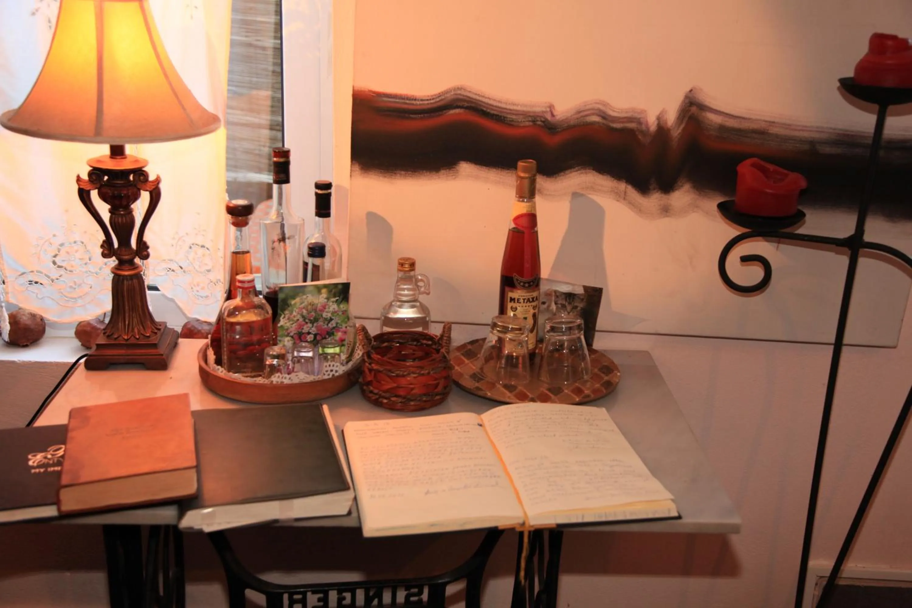 Decorative detail in Heliotopos Apartments