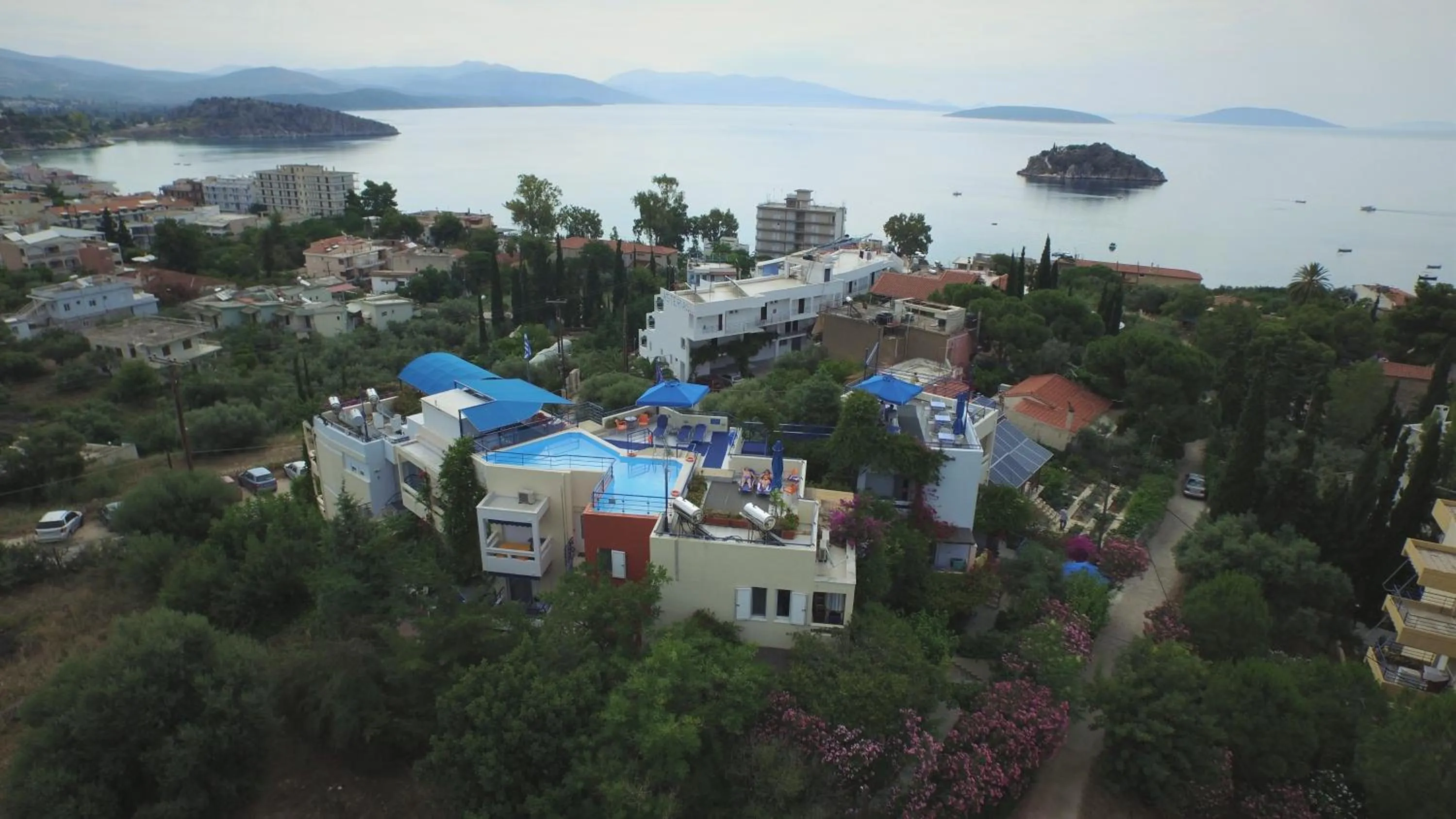 Bird's eye view in Heliotopos Apartments