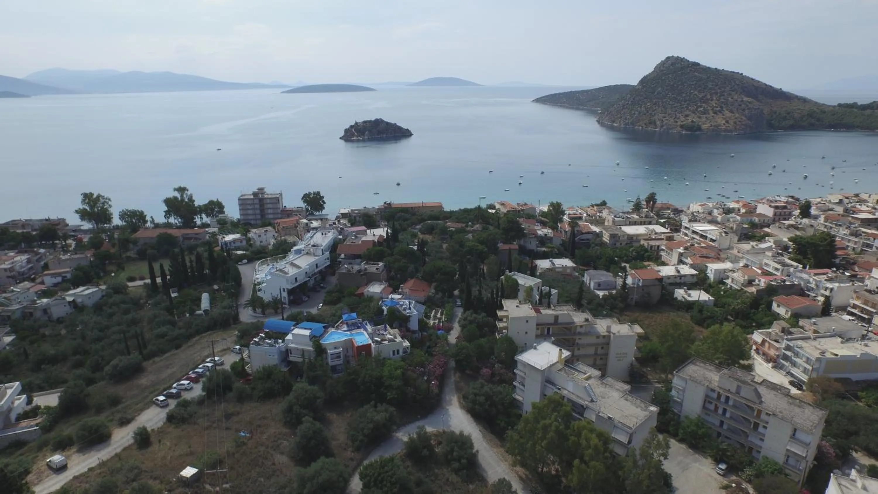 Bird's eye view in Heliotopos Apartments