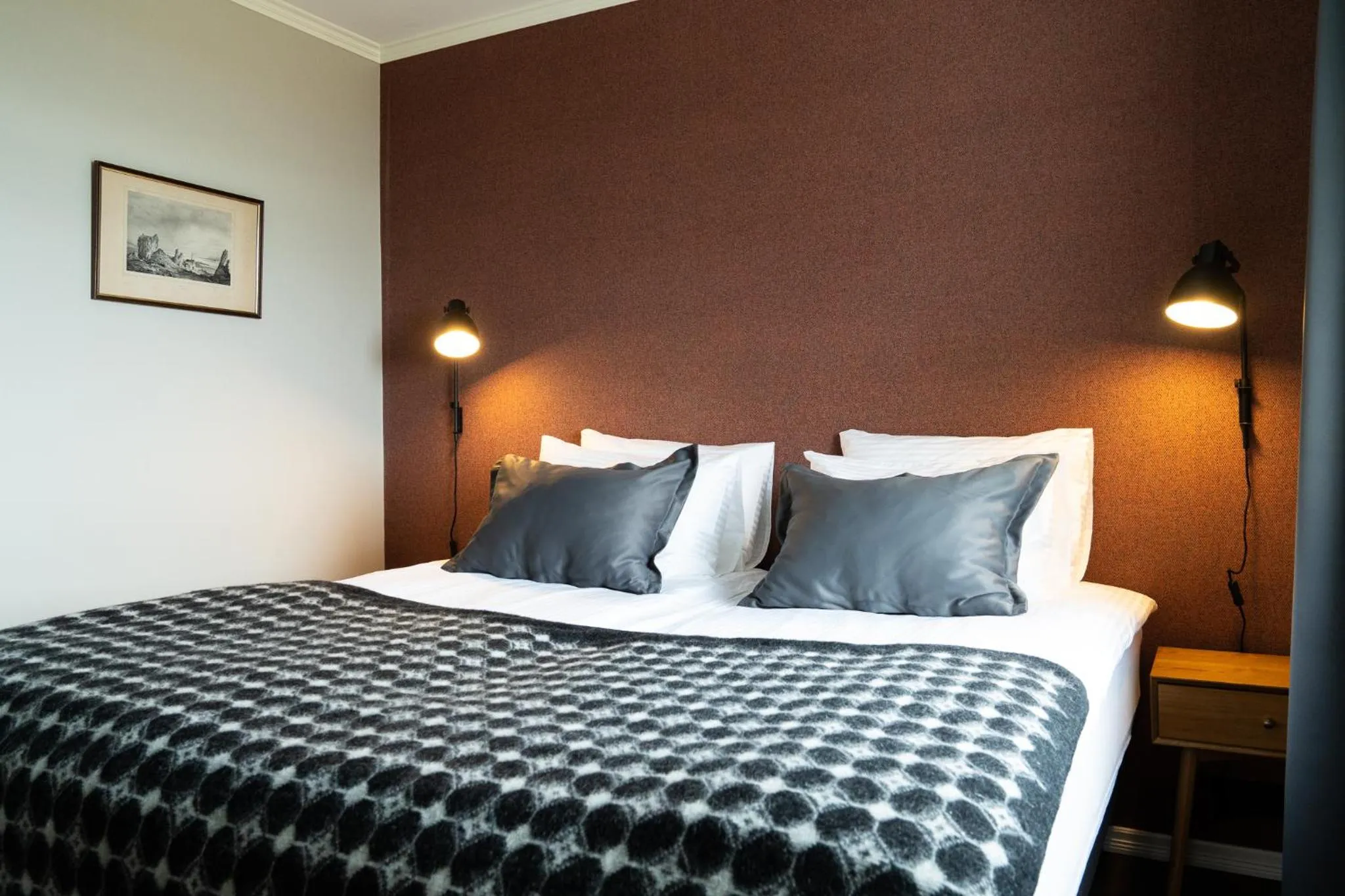 Bed in Hótel Blönduós