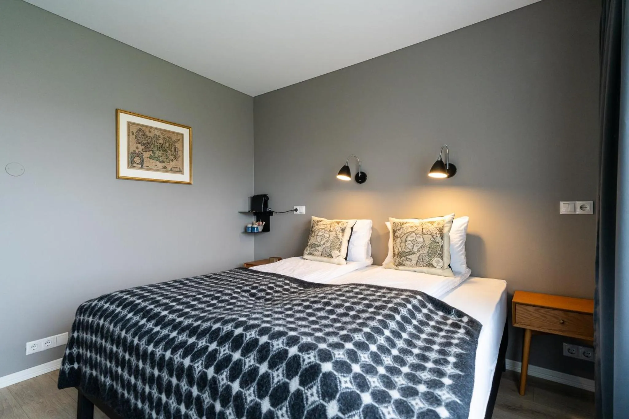 Bed in Hótel Blönduós