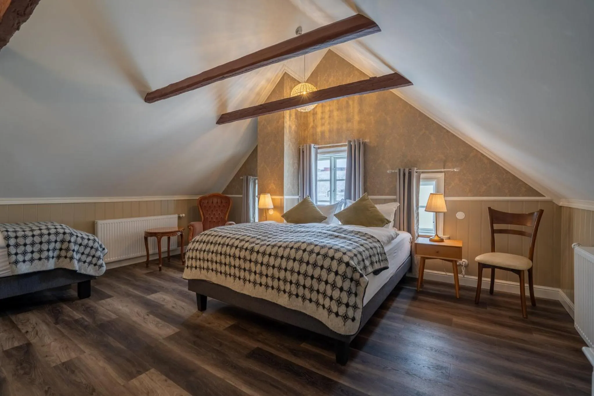 Bedroom, Bed in Hótel Blönduós