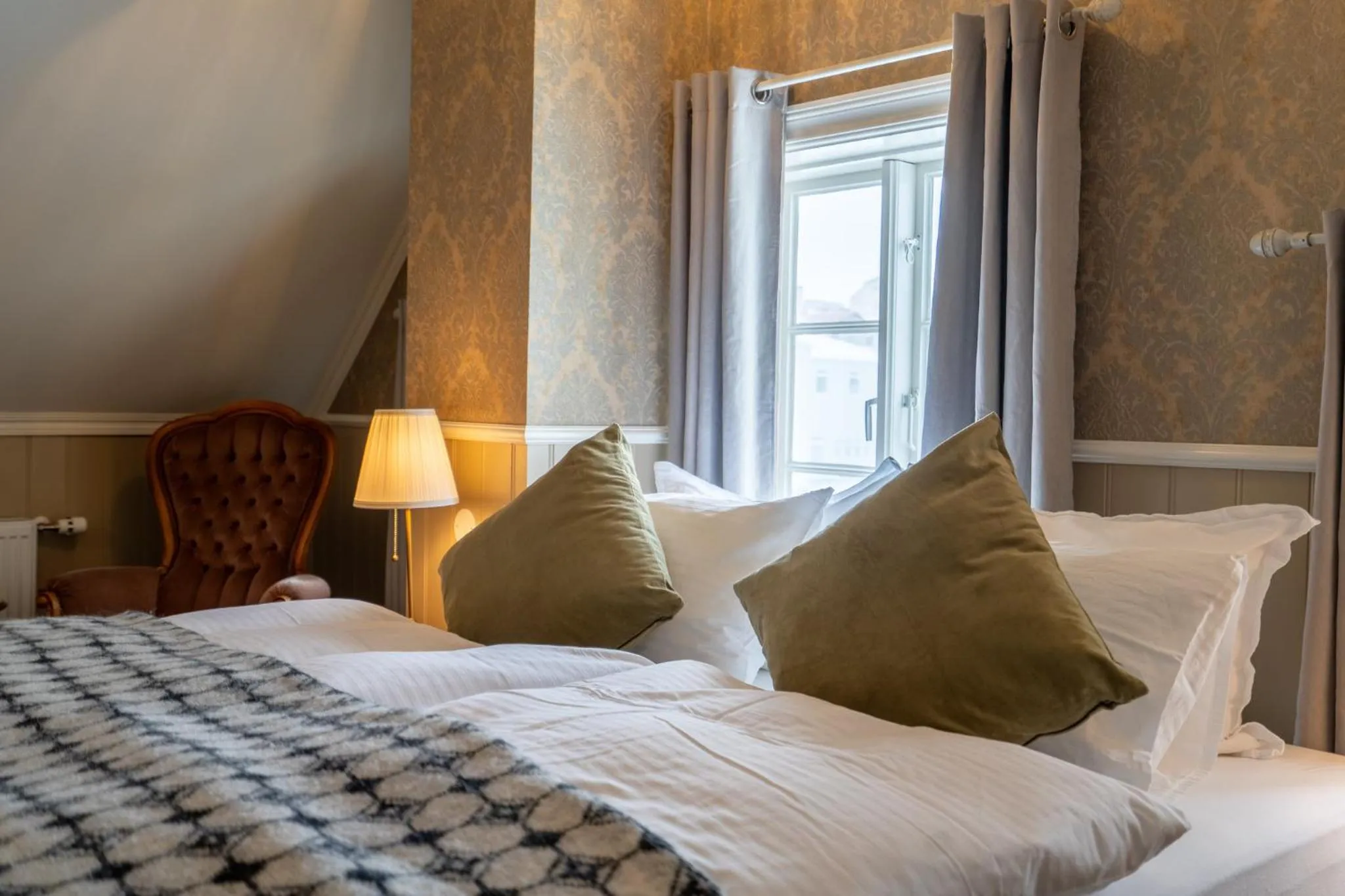 Bedroom, Bed in Hótel Blönduós