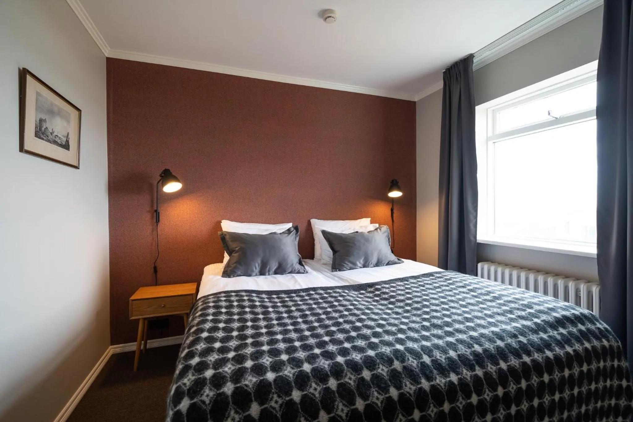 Bedroom, Bed in Hótel Blönduós