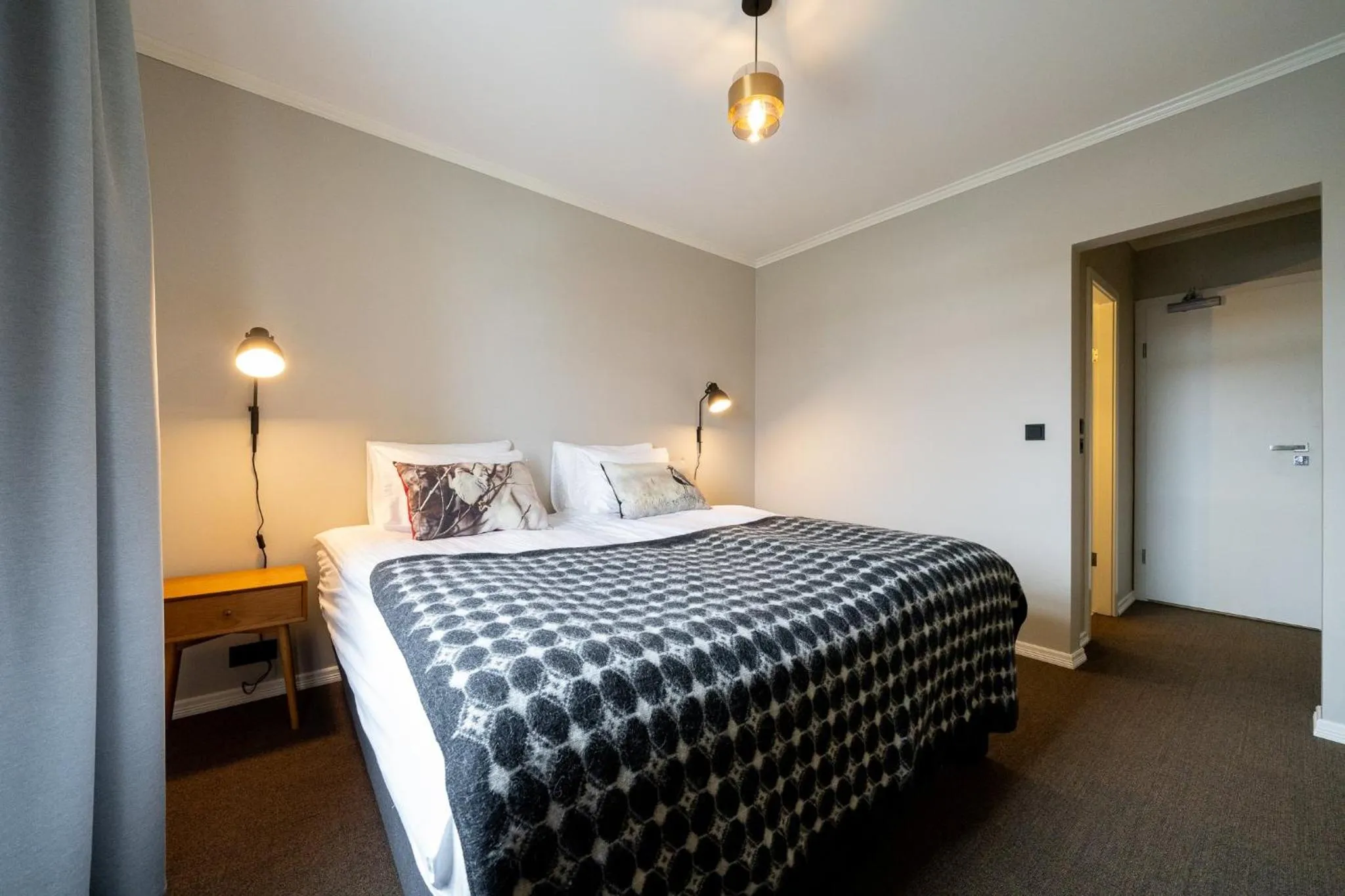 Bedroom, Bed in Hótel Blönduós