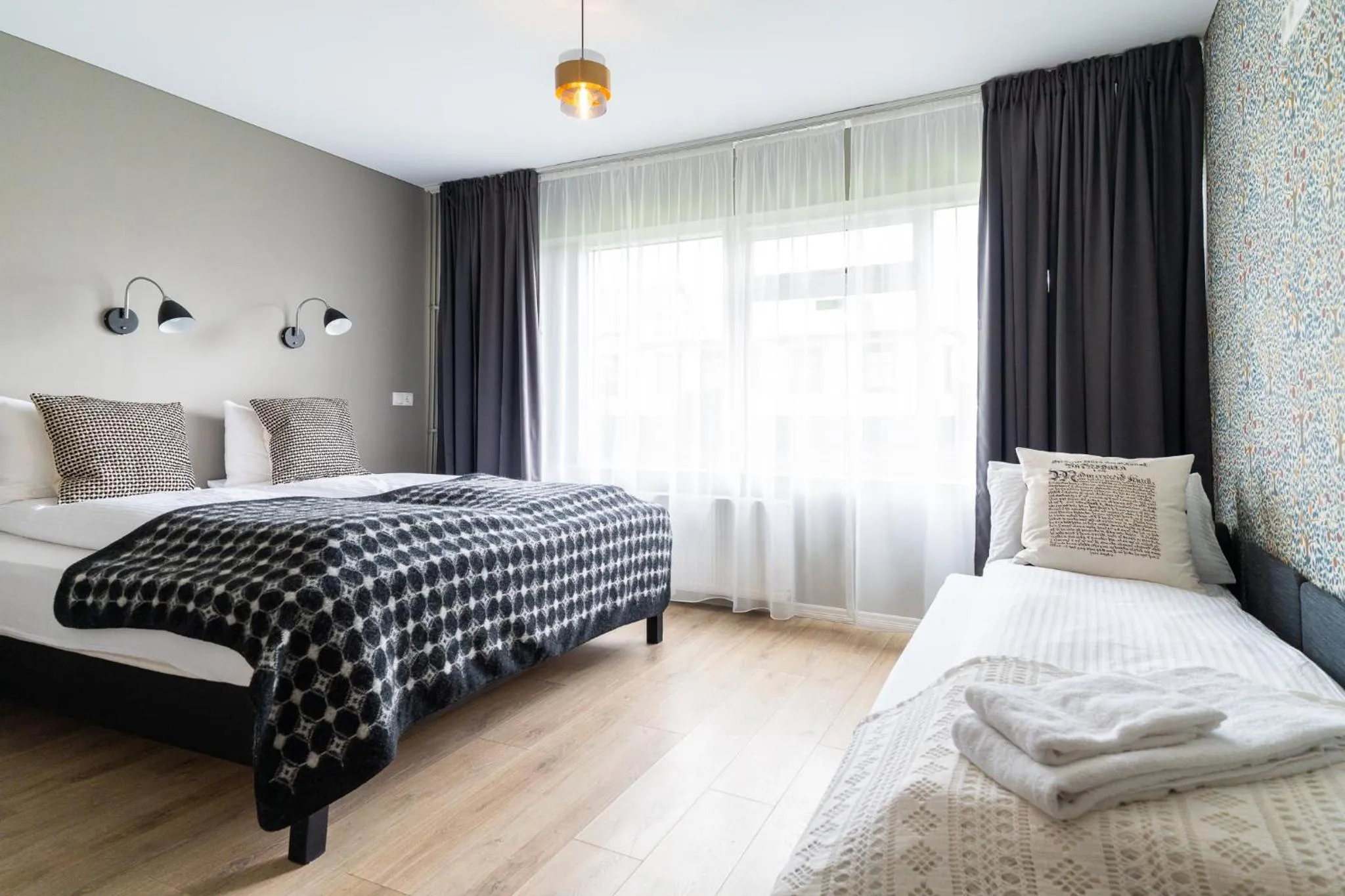 Bed in Hótel Blönduós