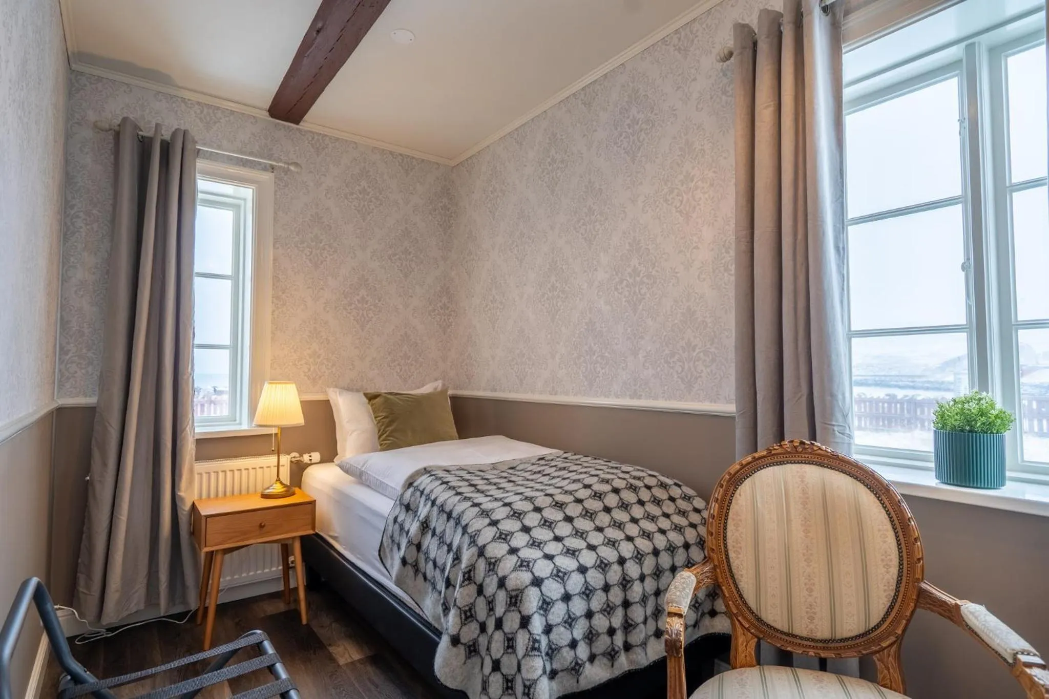 Bedroom, Bed in Hótel Blönduós