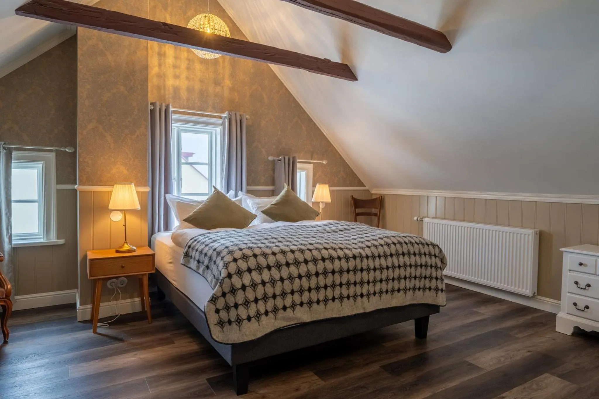 Bedroom, Bed in Hótel Blönduós