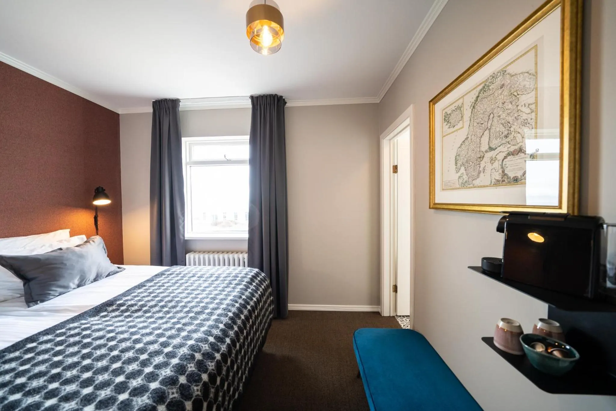 Bed in Hótel Blönduós