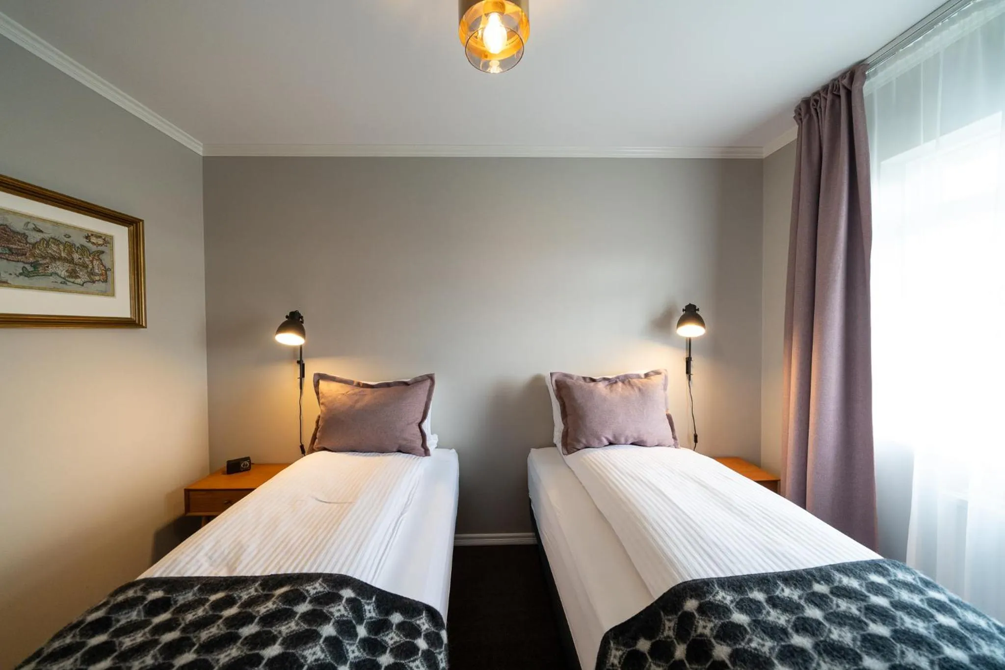 Bed in Hótel Blönduós