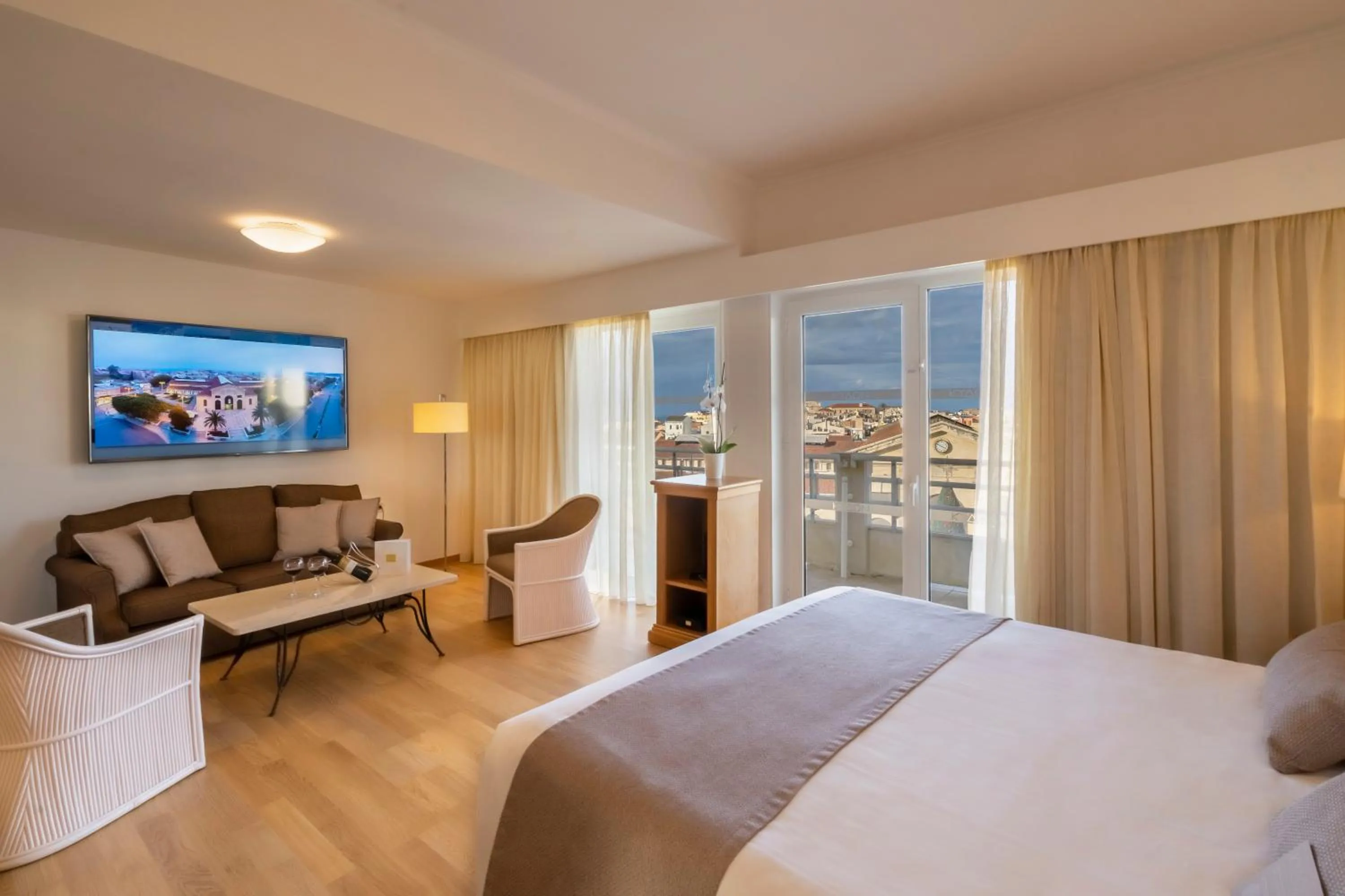 TV and multimedia, Bed in Kydon The Heart City Hotel