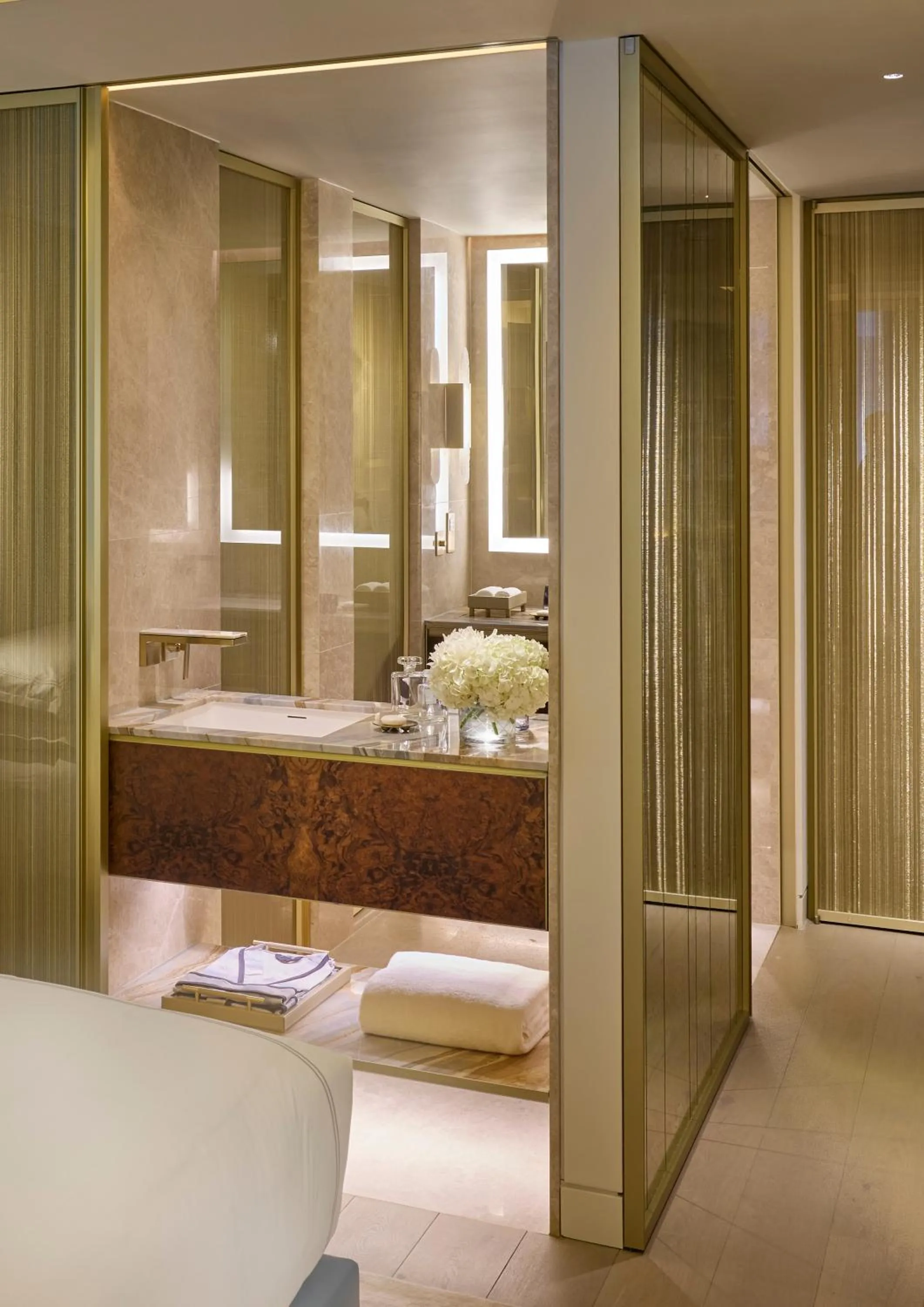Bathroom, Bed in Mandarin Oriental Mayfair, London