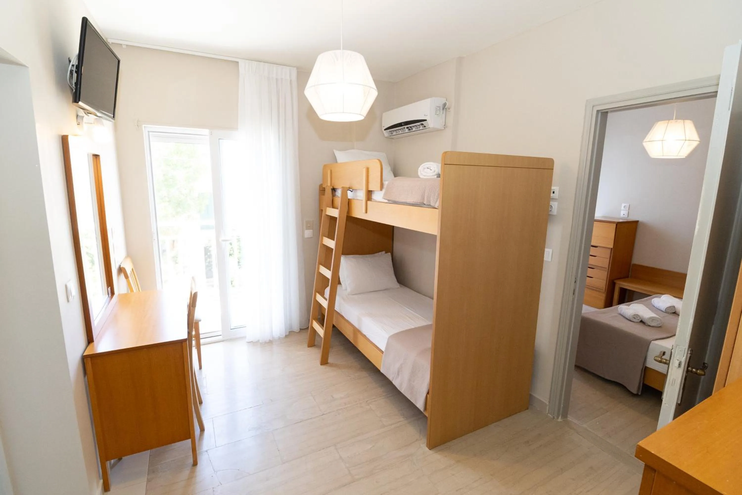 Bed in Hotel Summery