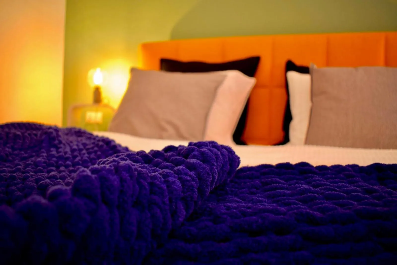 Bed in Carmen Art Hotel