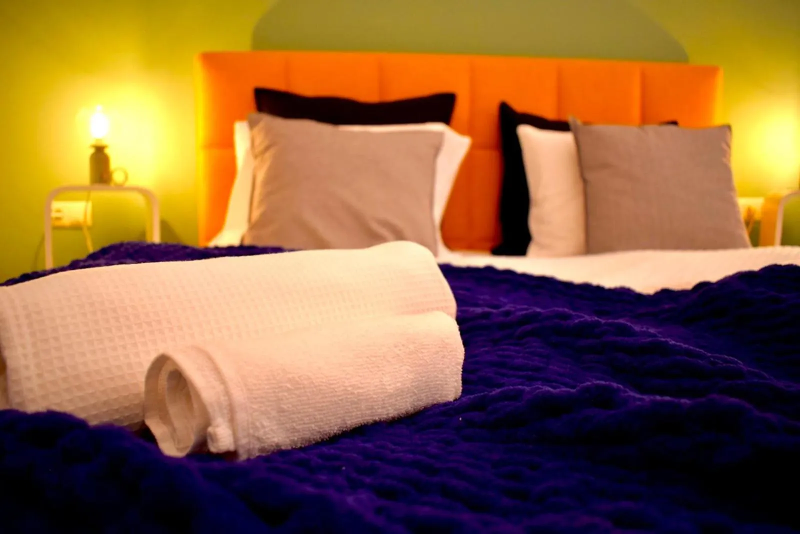 Bed in Carmen Art Hotel