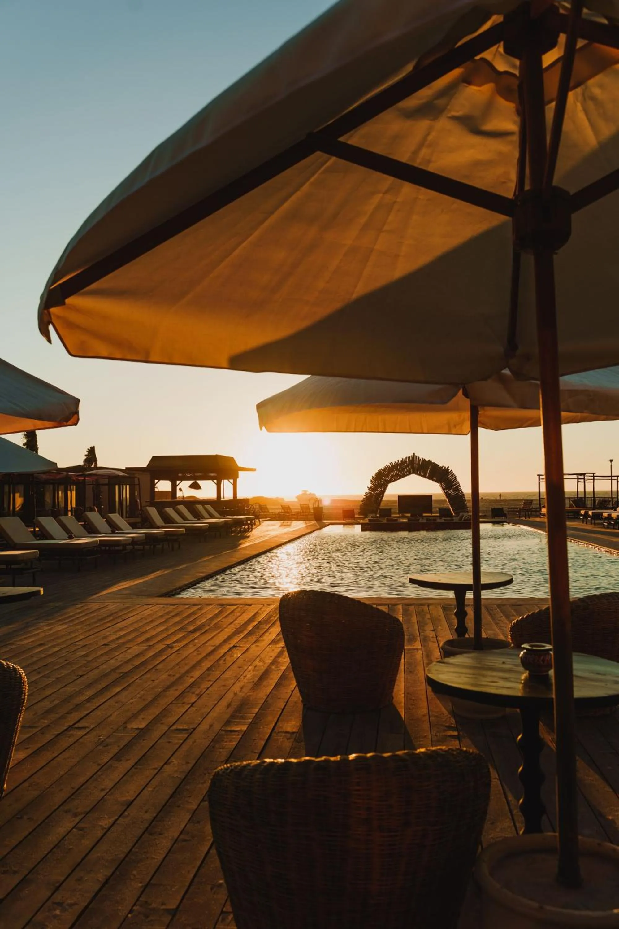 Pool view in MIA Dakhla Resort