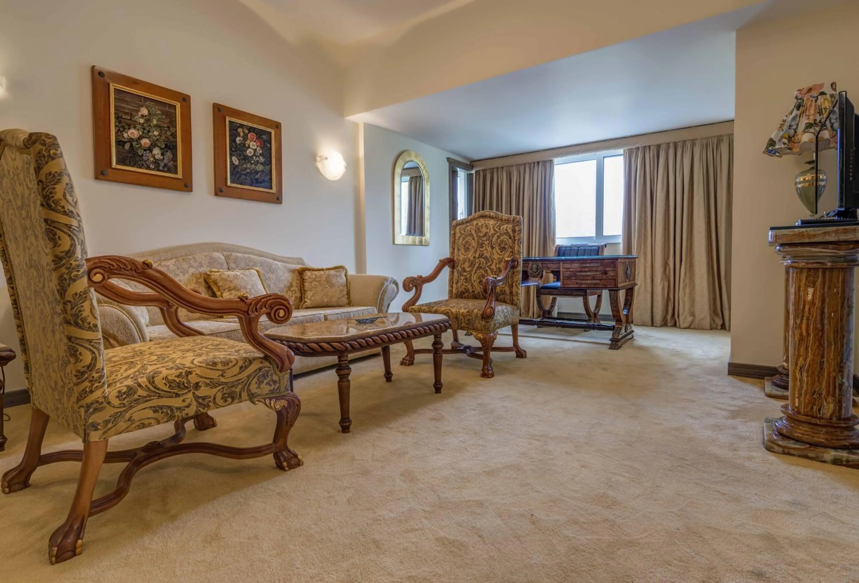 Living room in Palmariva Beach Hotel