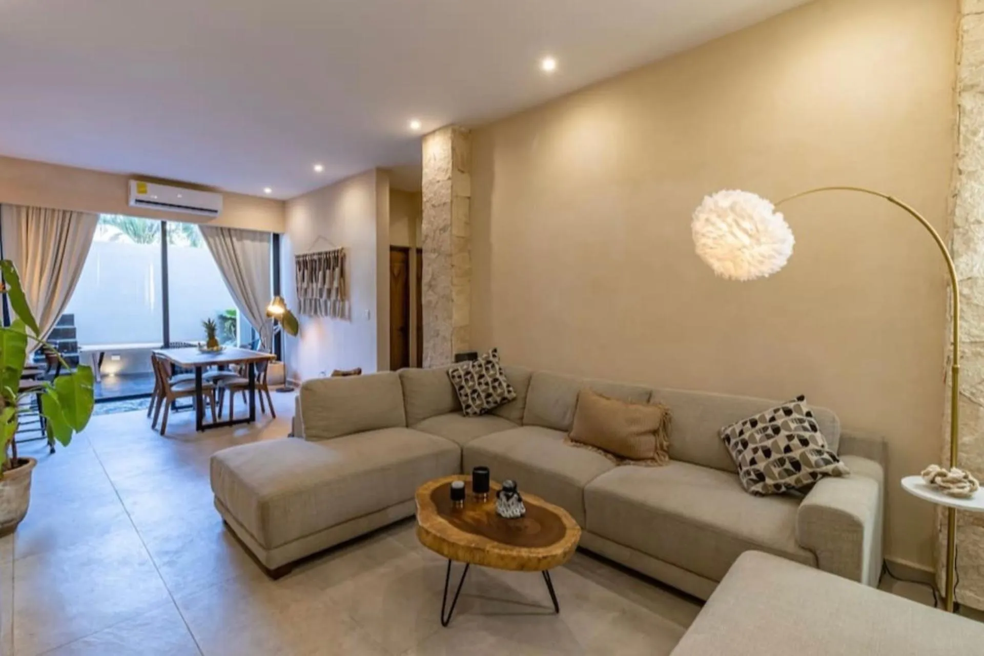 Living room in Apartamento Moderno en Tulum Quintana Roo México