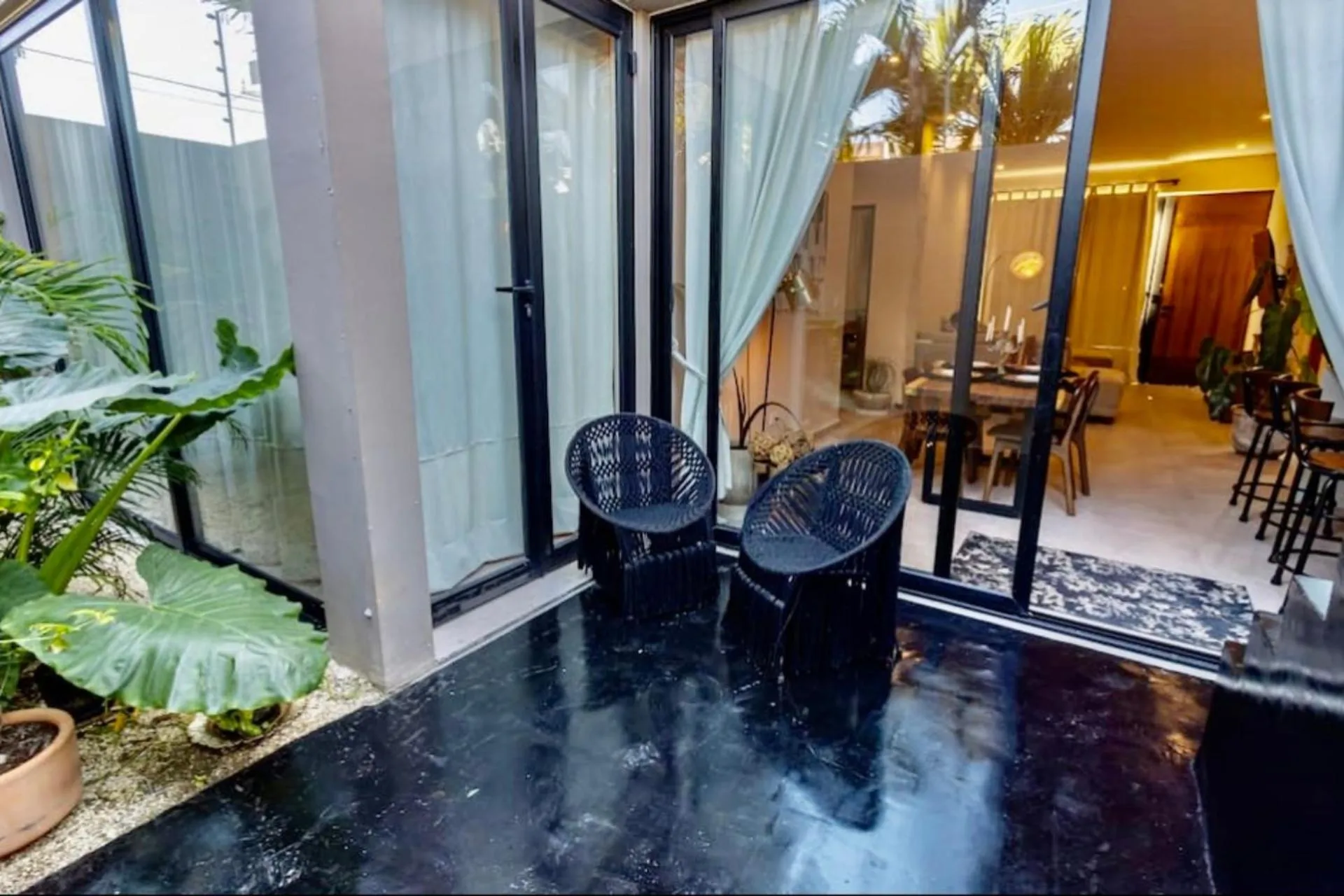 Patio in Apartamento Moderno en Tulum Quintana Roo México