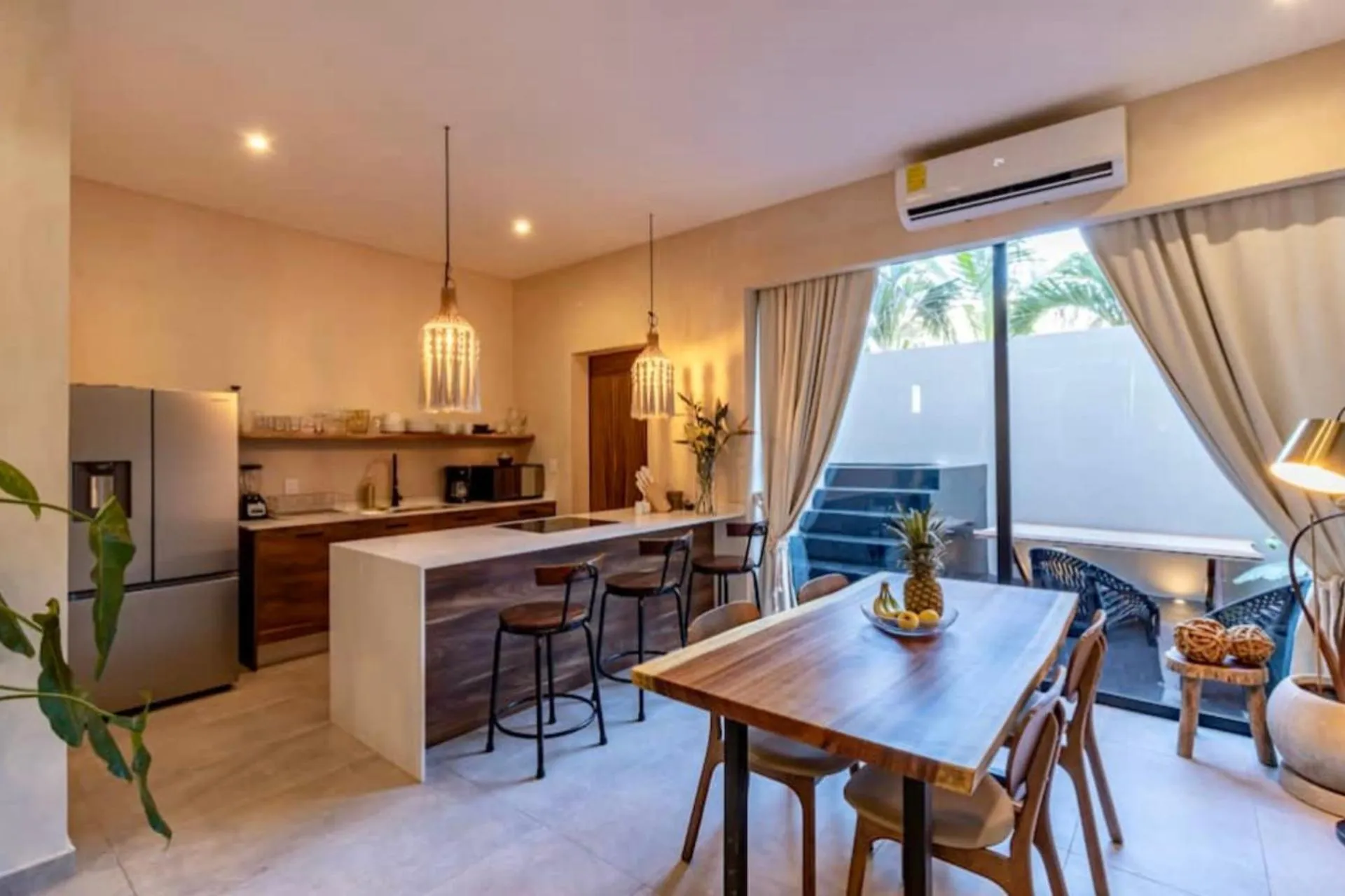 Kitchen or kitchenette in Apartamento Moderno en Tulum Quintana Roo México