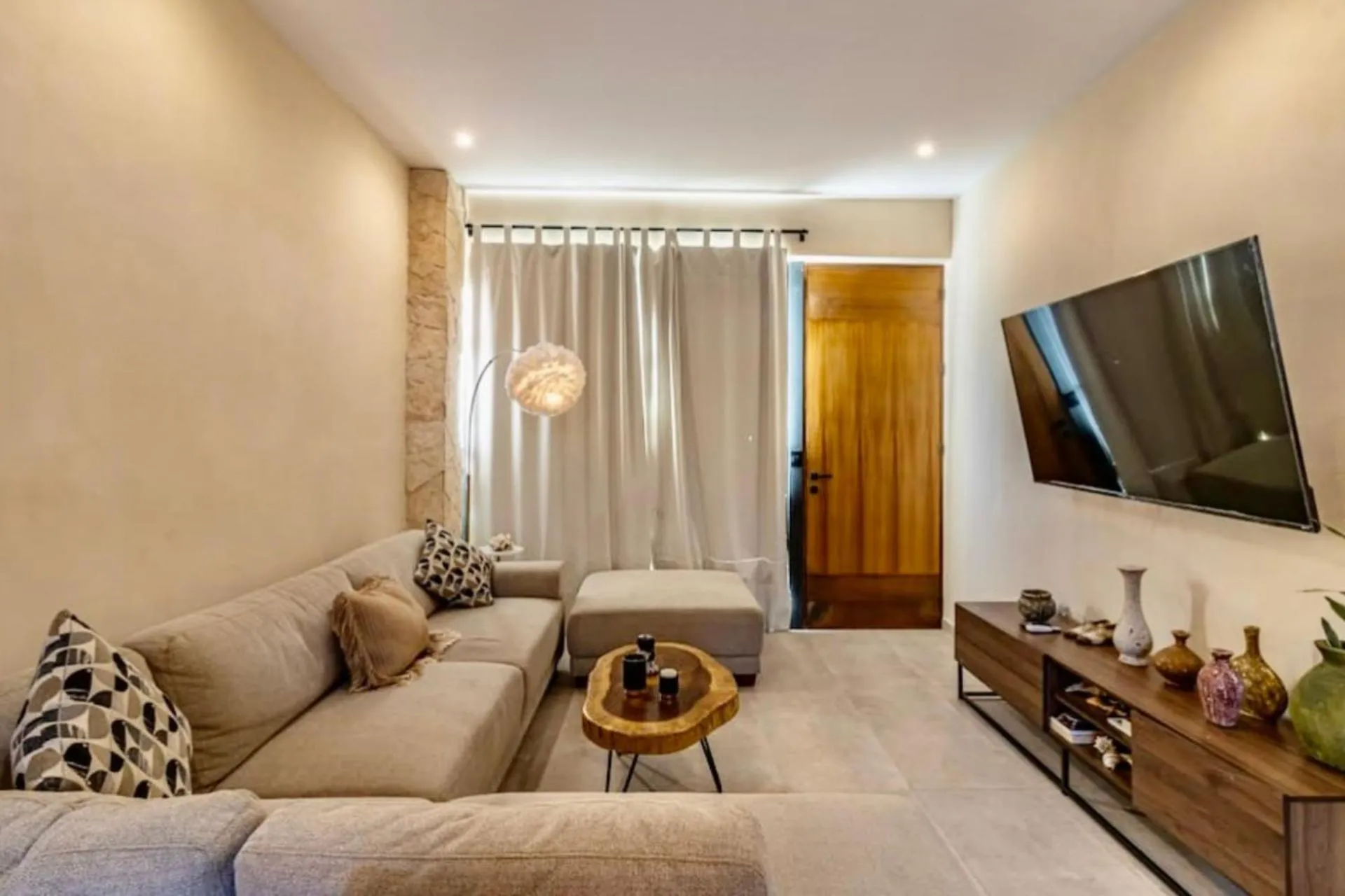 Living room in Apartamento Moderno en Tulum Quintana Roo México