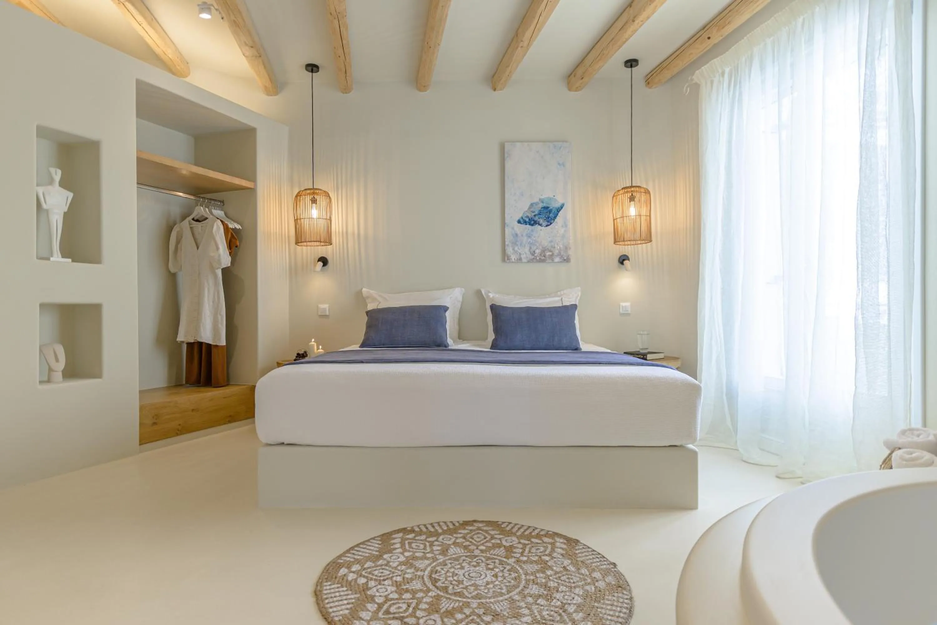 Bed in Antony Suites (Adults Only)