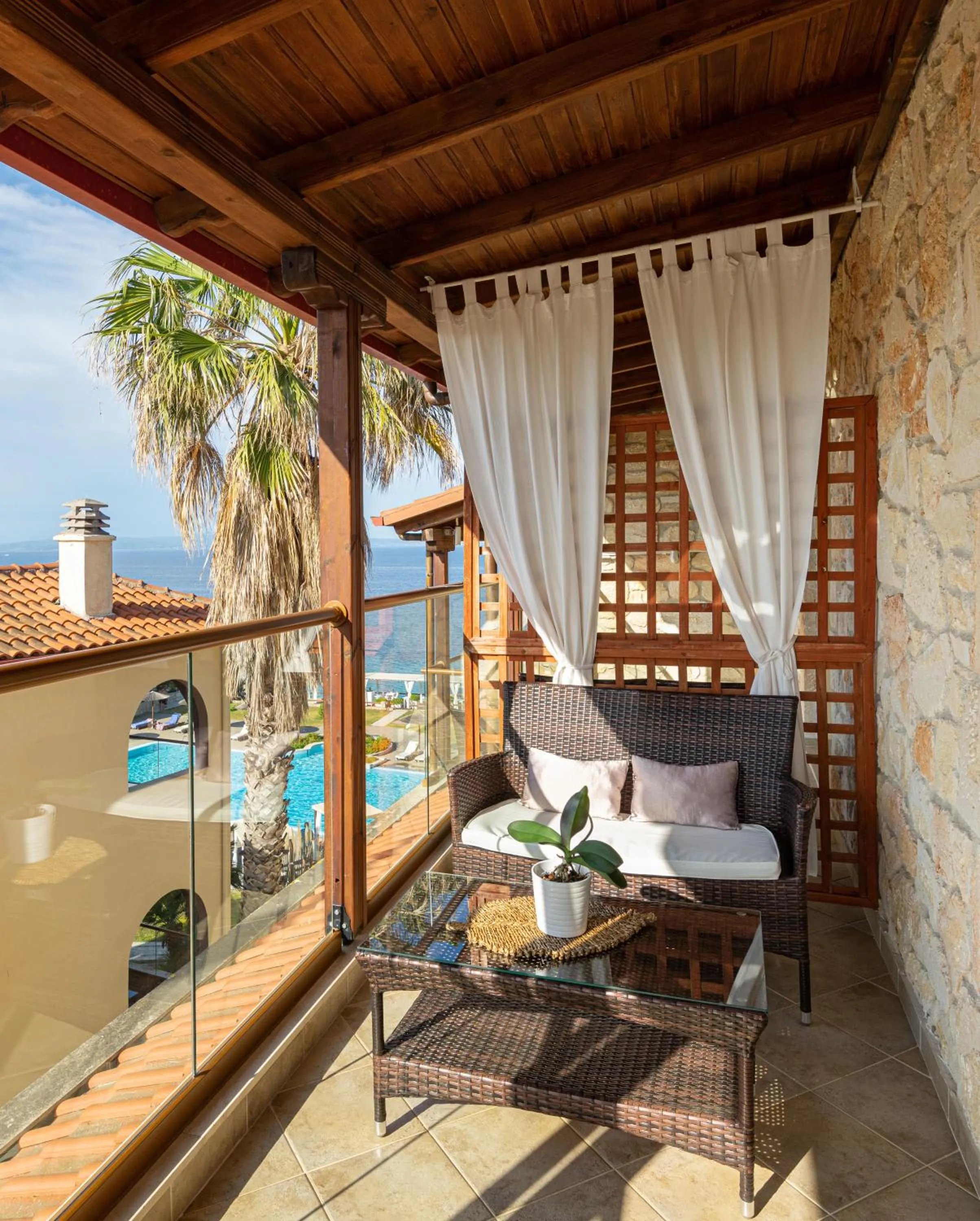 Balcony/Terrace in Blue Bay Halkidiki - Adults Only
