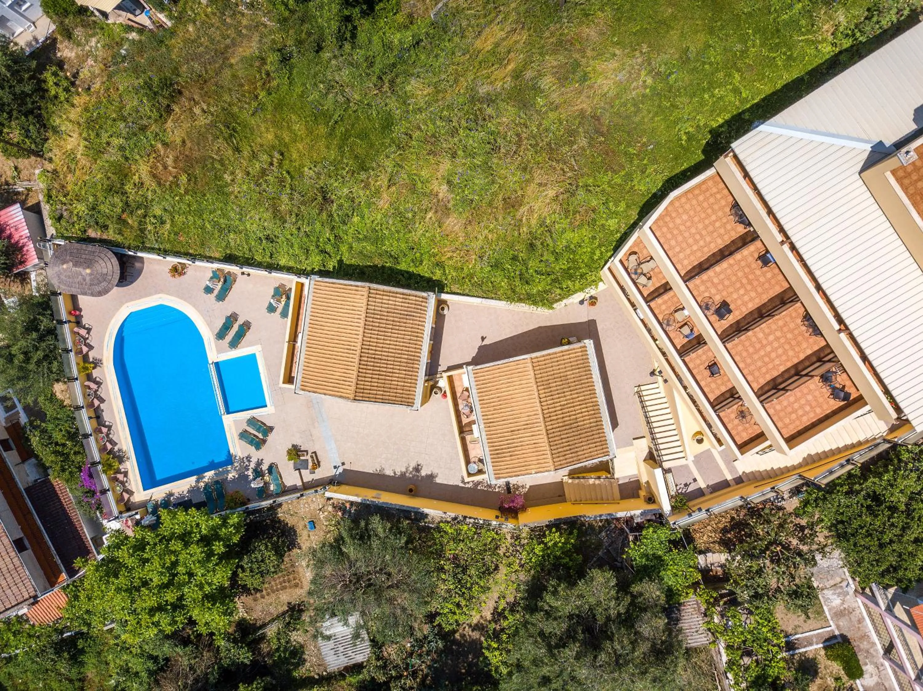 Bird's eye view in Corfu Secret