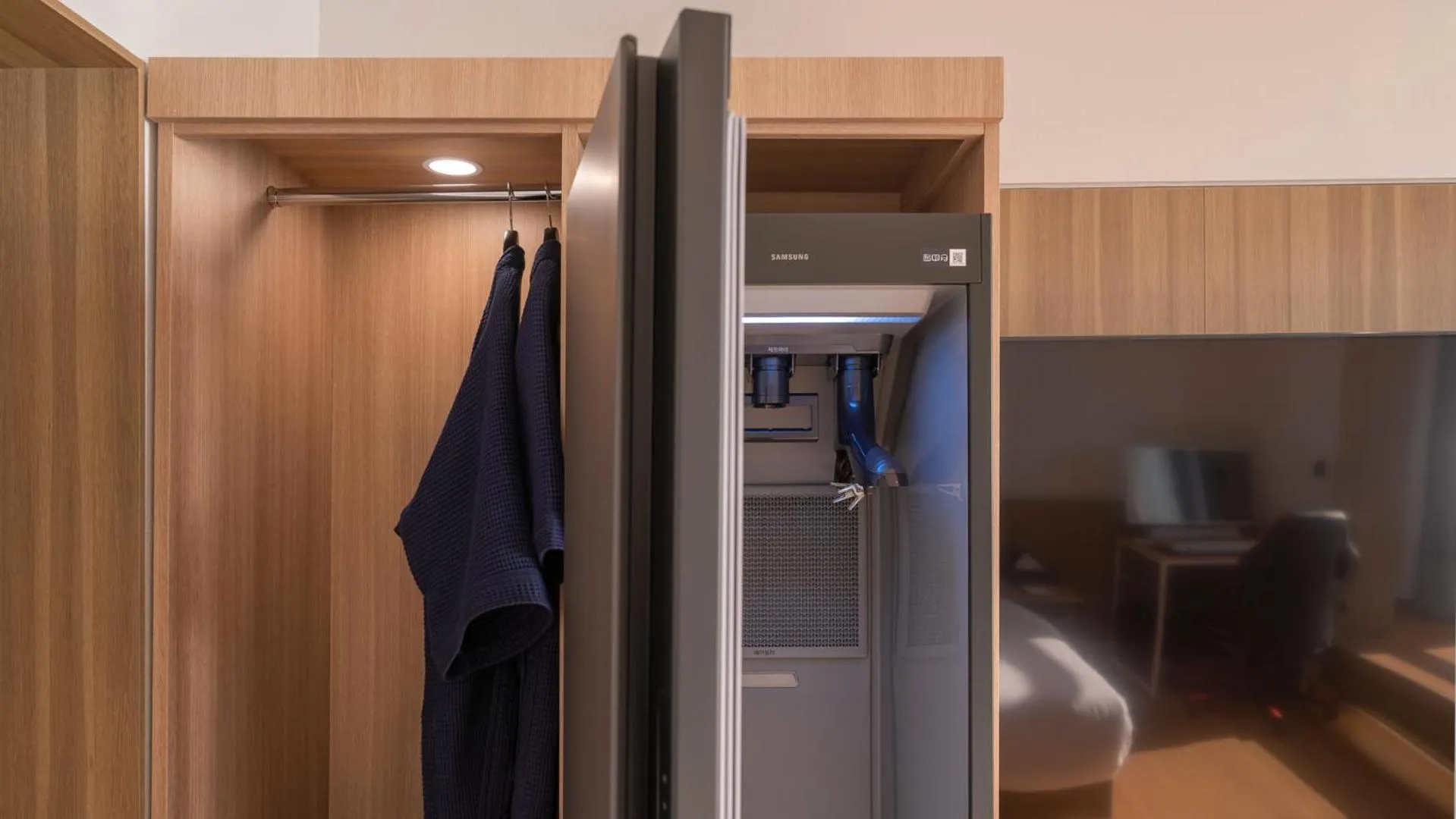 wardrobe in The Van Hotel