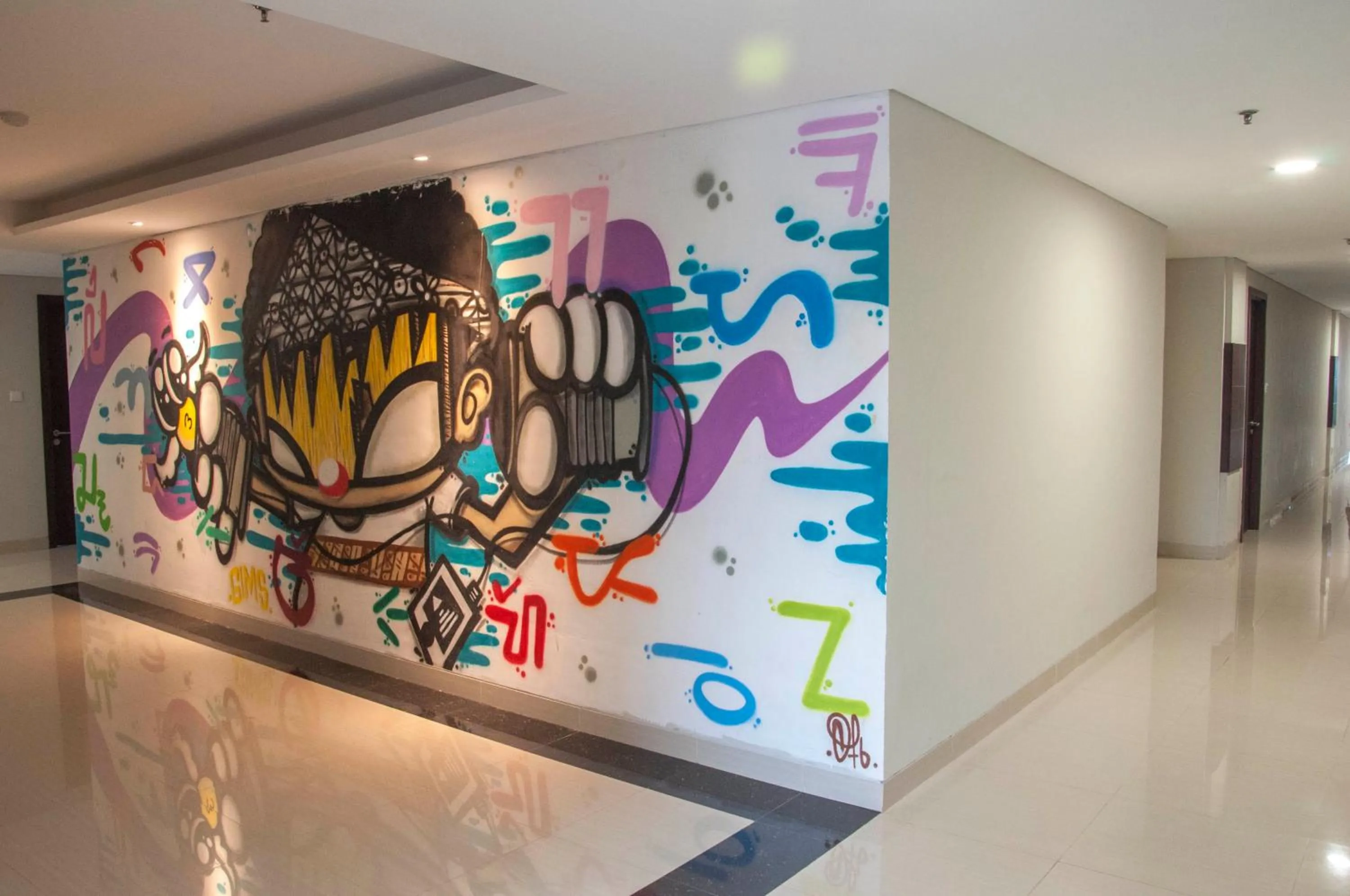 Decorative detail in Skyland City Hotel Jatinangor