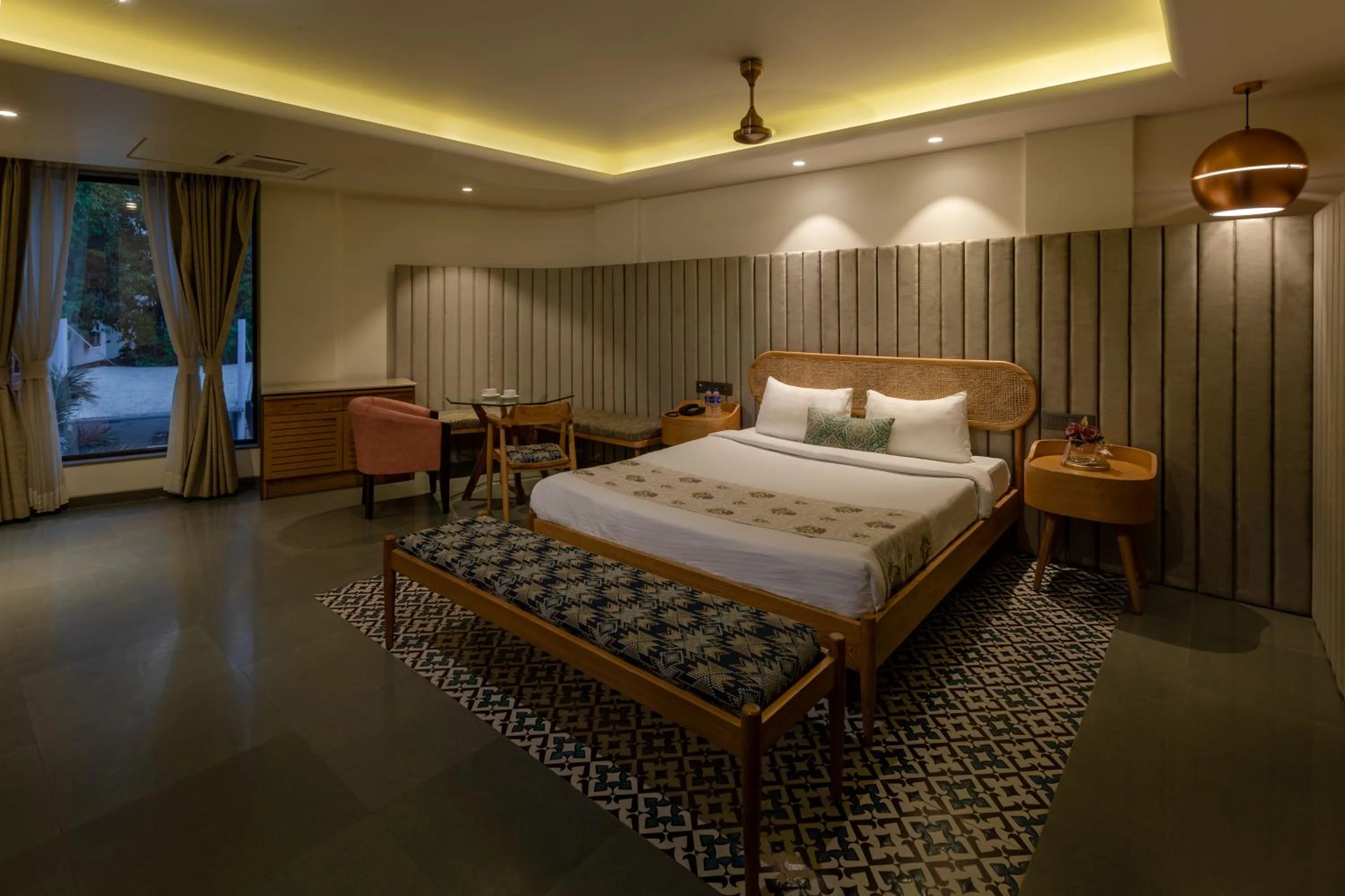 Bed in Indus Suites