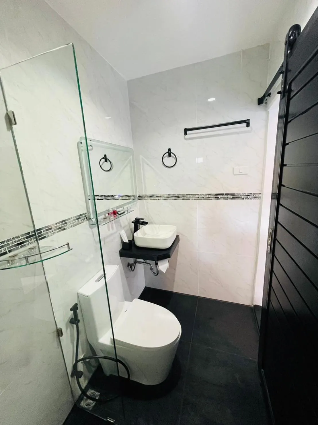 Shower in Thonglor Suites Hotel